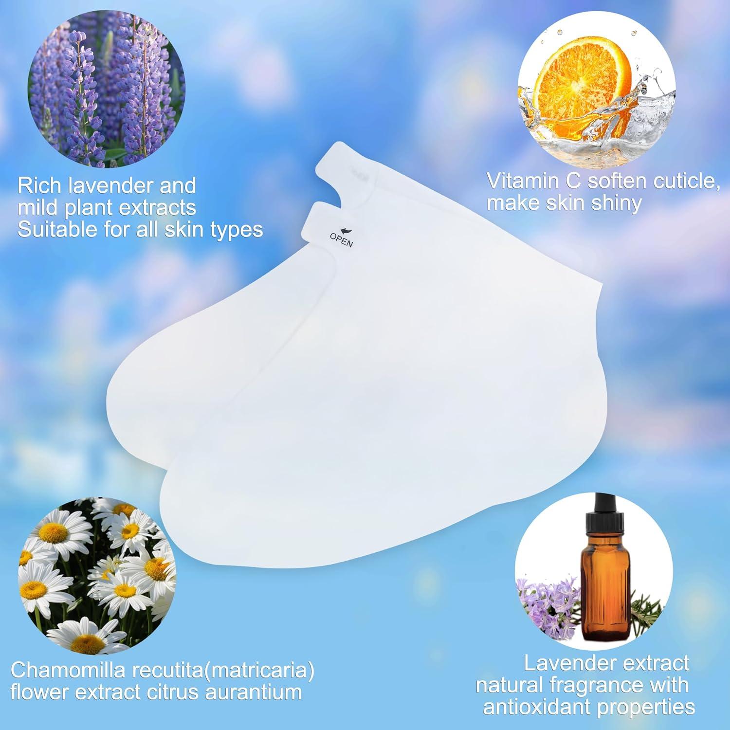 5 Paquetes Máscara Exfoliante para Pies VZZNN - Pies Suaves