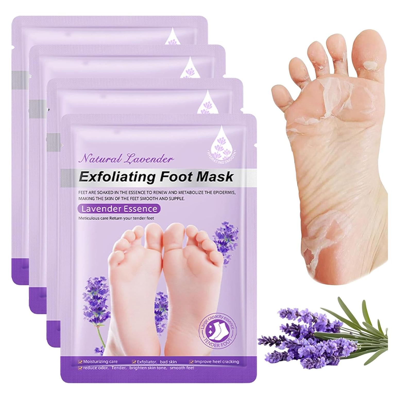 Mascarillas Exfoliantes para Pies NovaCharm - 9 Pares Hidratantes