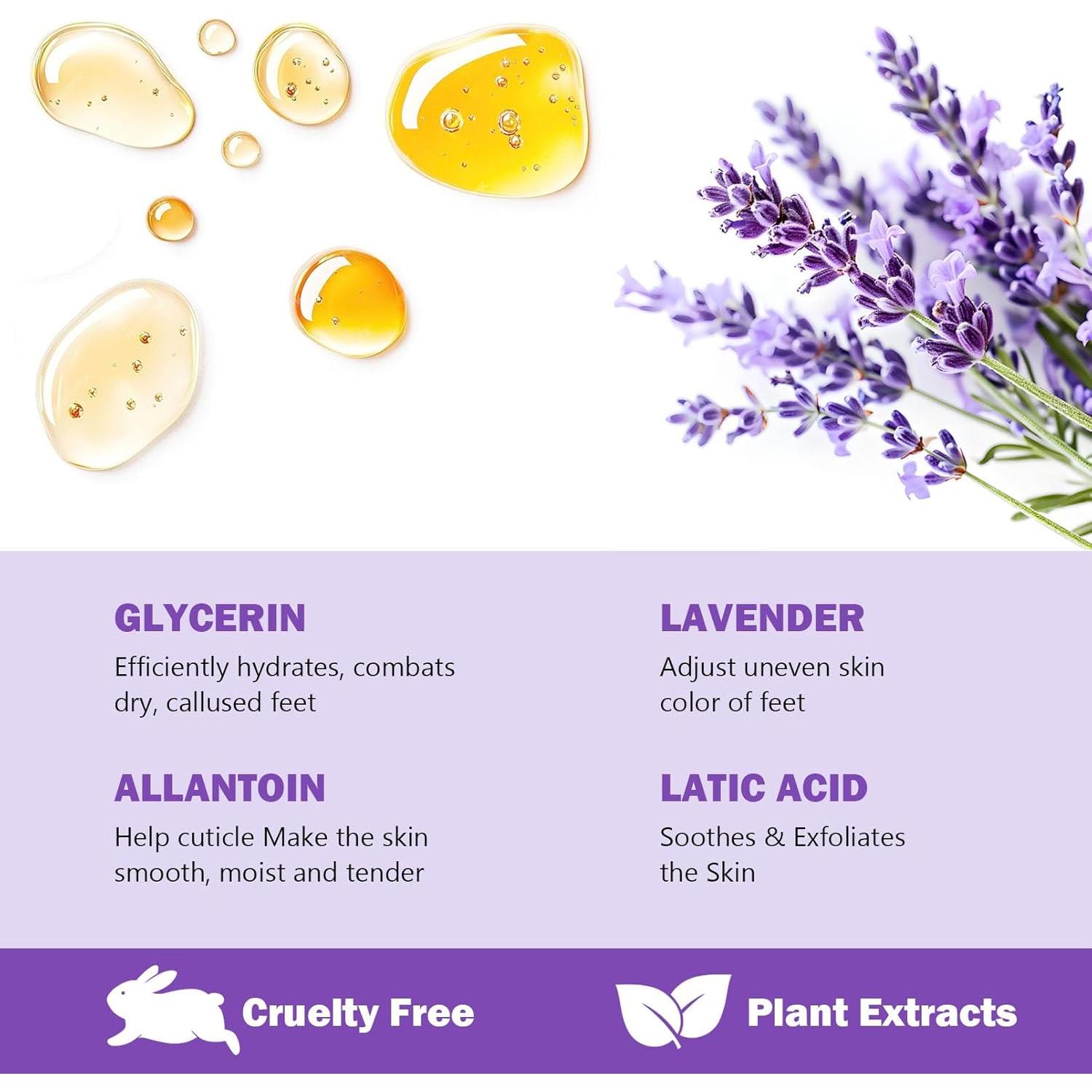 Mascarillas Exfoliantes para Pies NovaCharm - 9 Pares Hidratantes