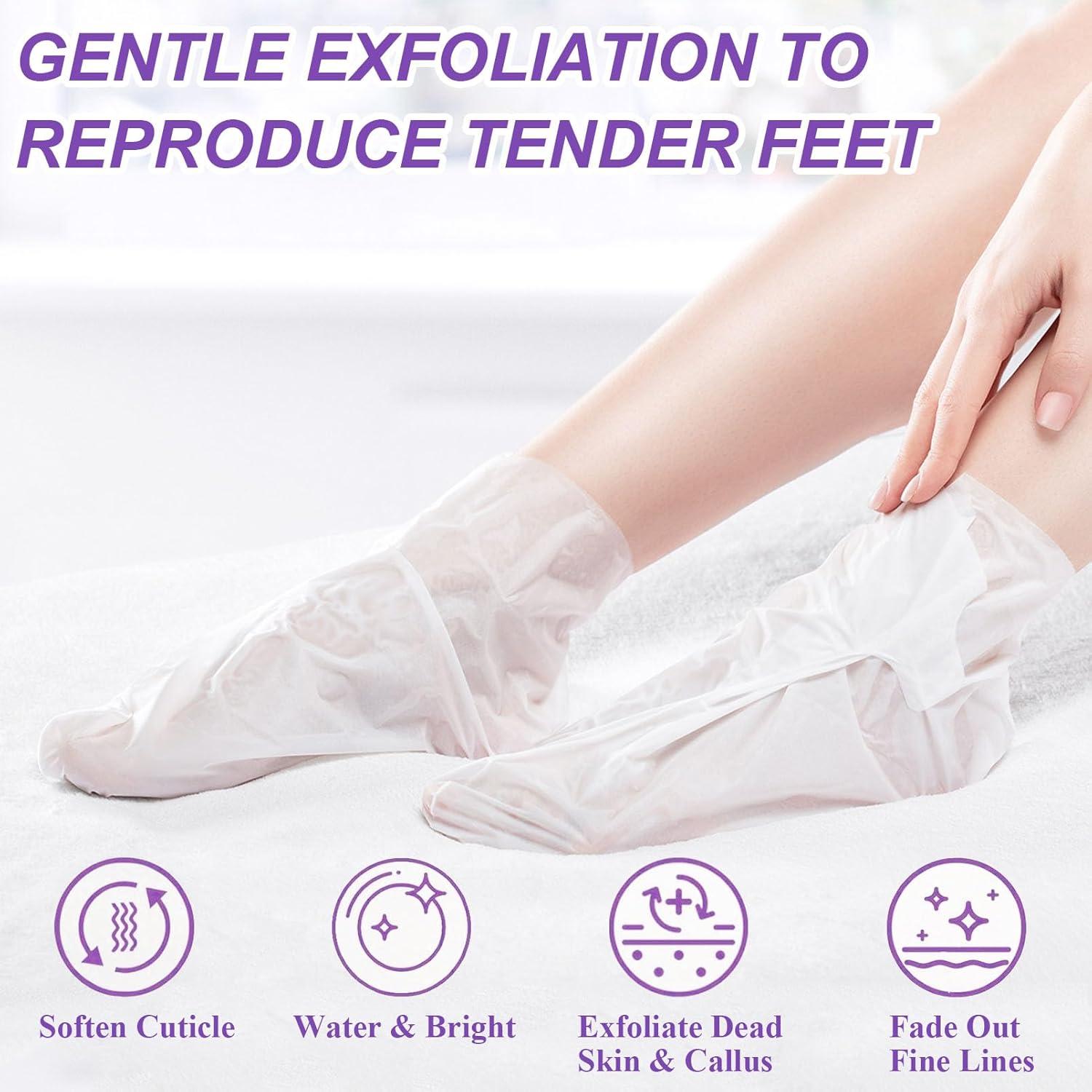 Mascarillas Exfoliantes para Pies NovaCharm - 9 Pares Hidratantes