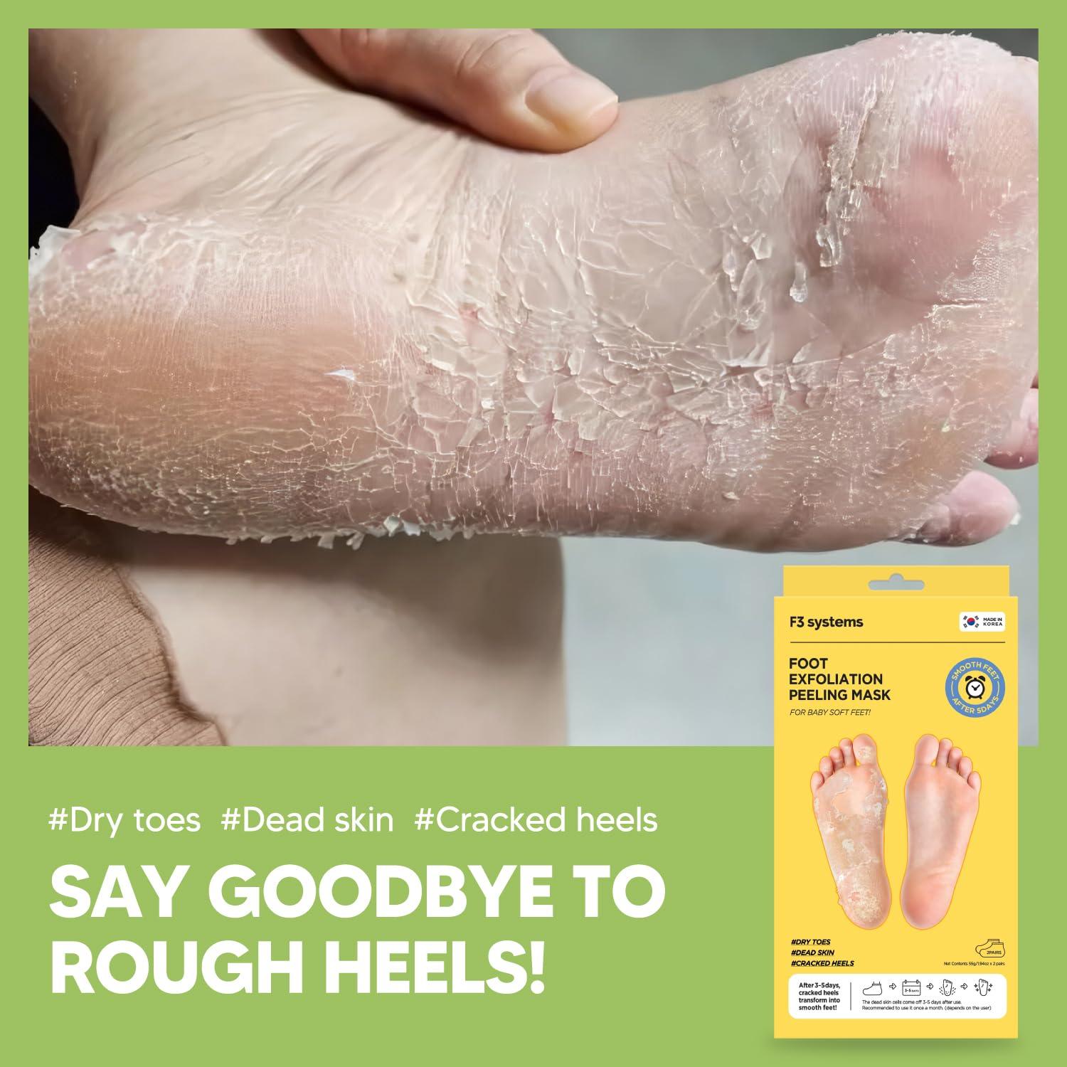 Máscara Exfoliante para Pies F3 Systems - Peeling AHA/BHA 159g