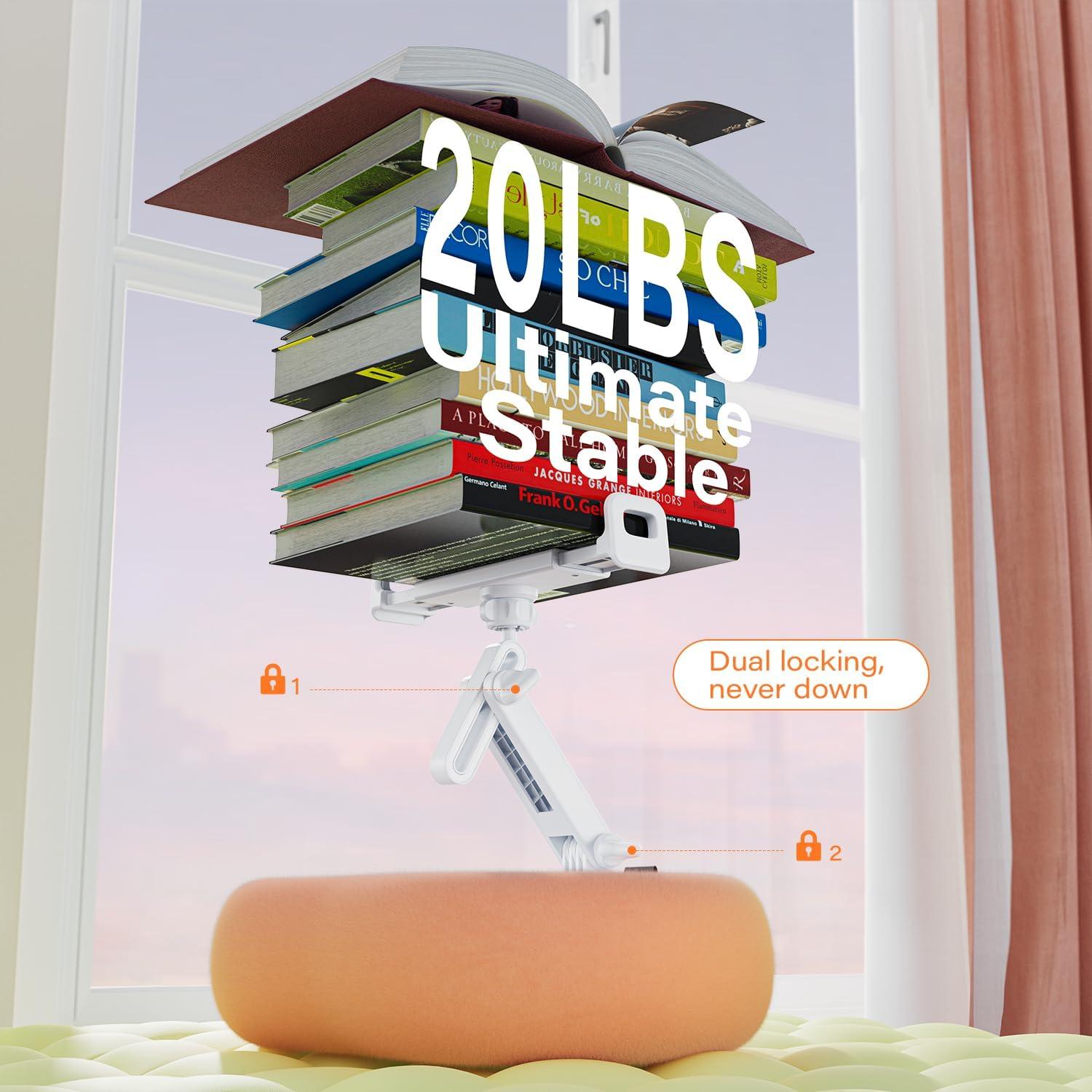 Soporte de Almohada para Tablet Atisek Rosa 3 en 1 Ajustable