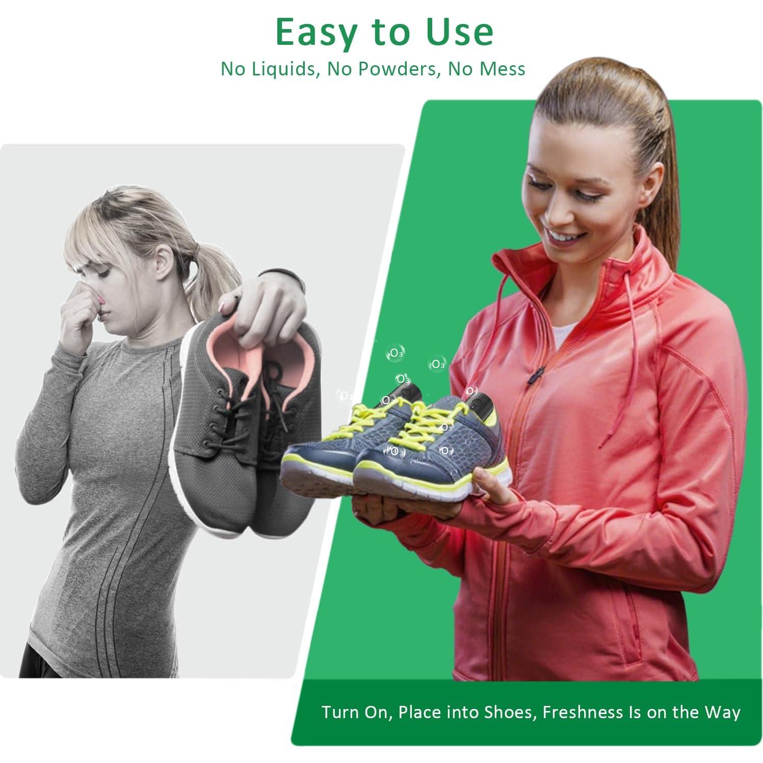 Desodorante de Zapatos DUNGGLE Recargable Ozono Universal