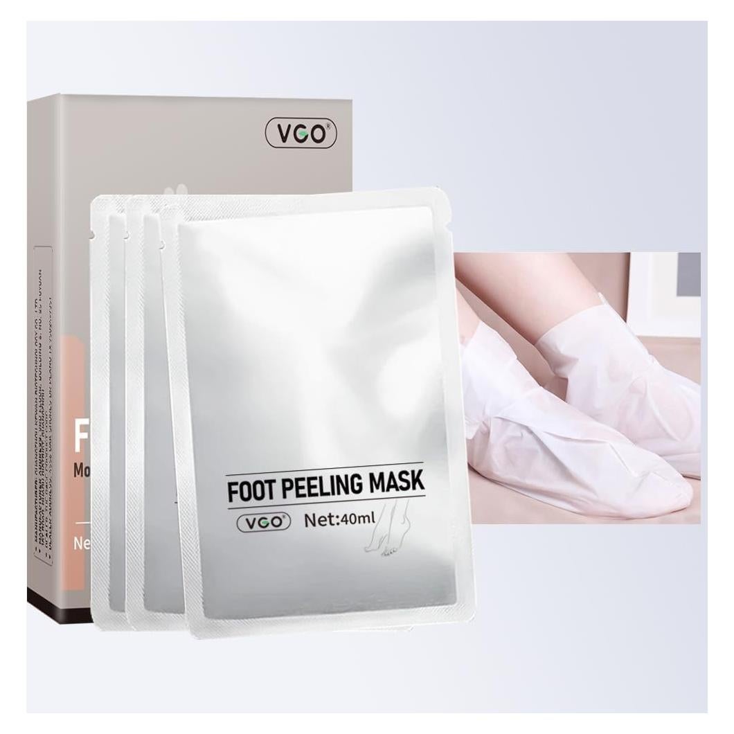 Mascarilla Exfoliante para Pies VGO - 3 Pares, 15 Minutos