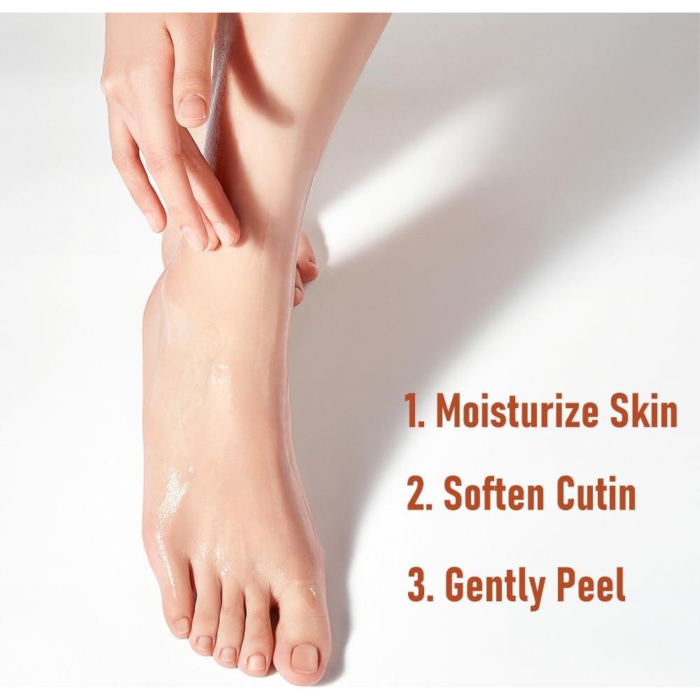 Mascarilla Exfoliante para Pies VGO - 3 Pares, 15 Minutos