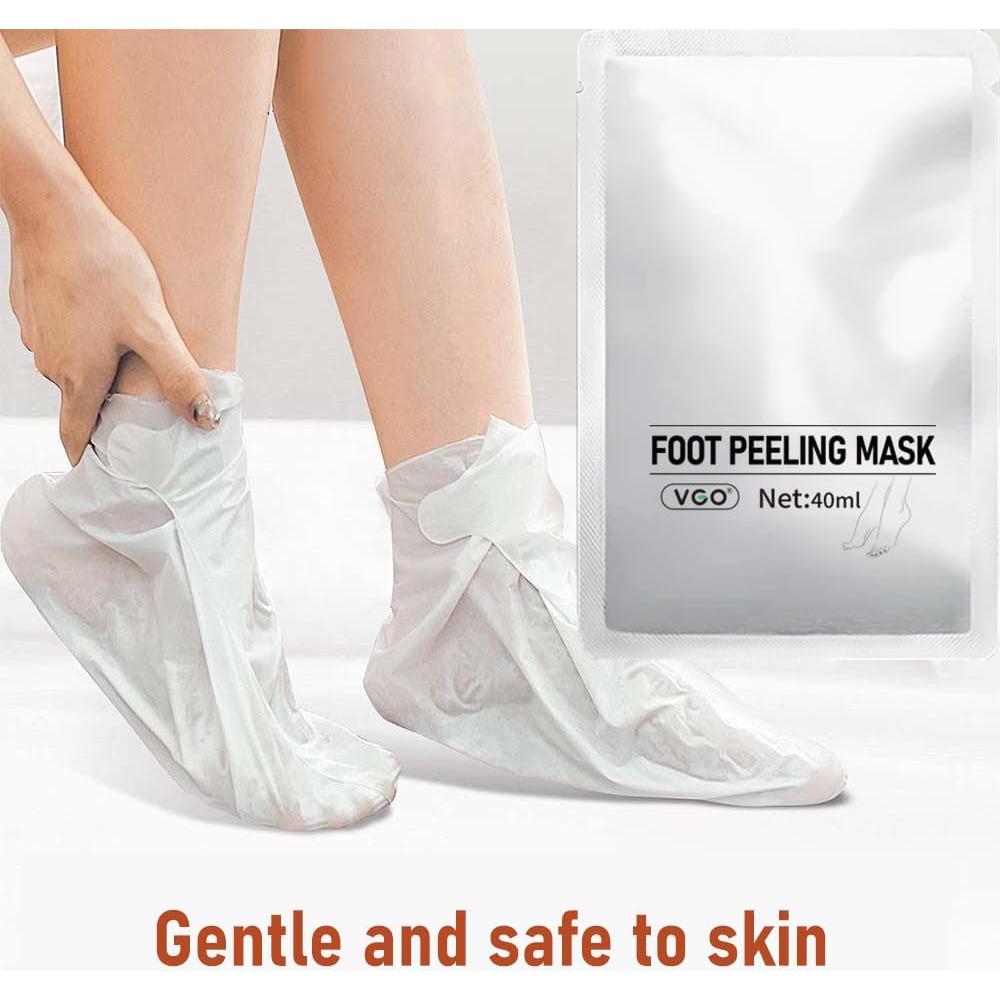 Mascarilla Exfoliante para Pies VGO - 3 Pares, 15 Minutos