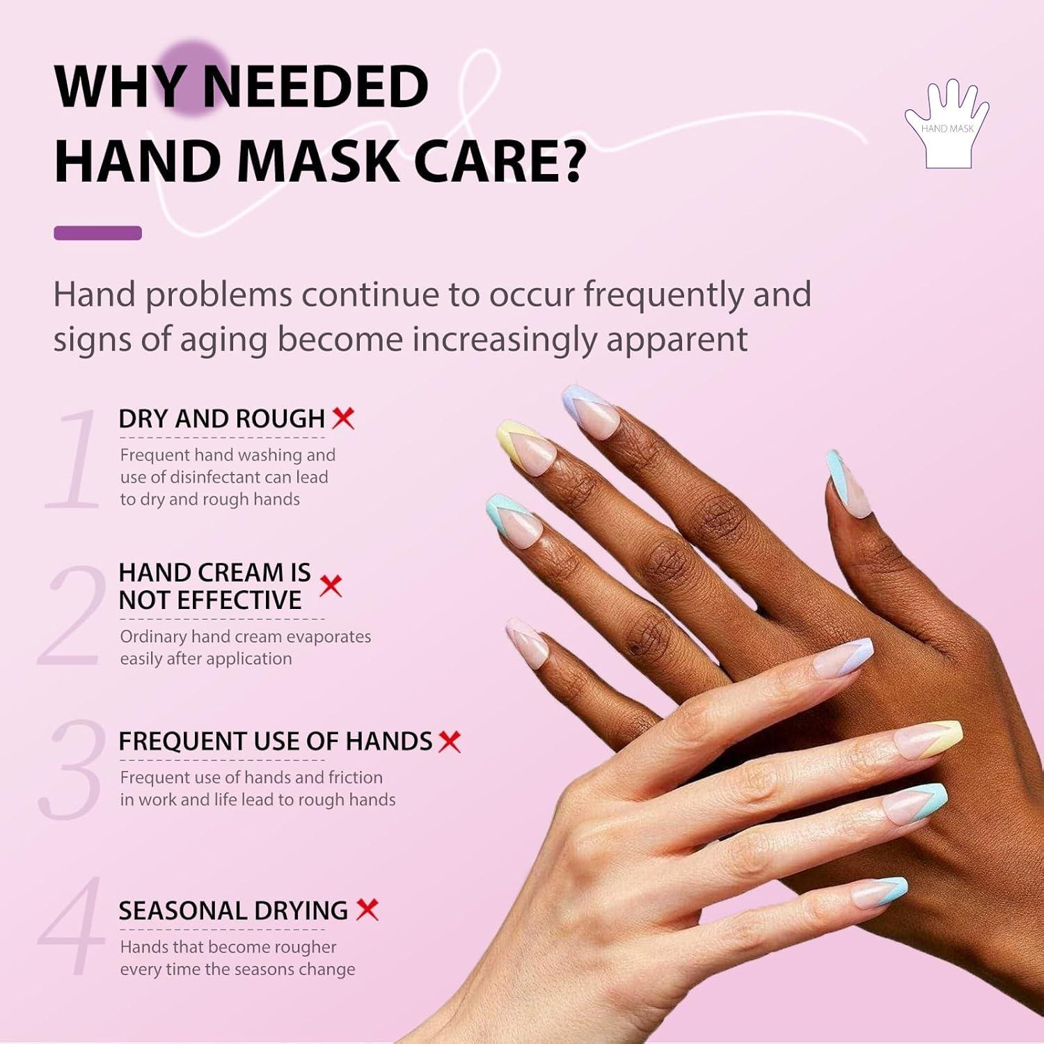 Set de Mascarillas Hidratantes Lavanda GUOYAOLIFU - 3 Guantes y 3 Calcetines