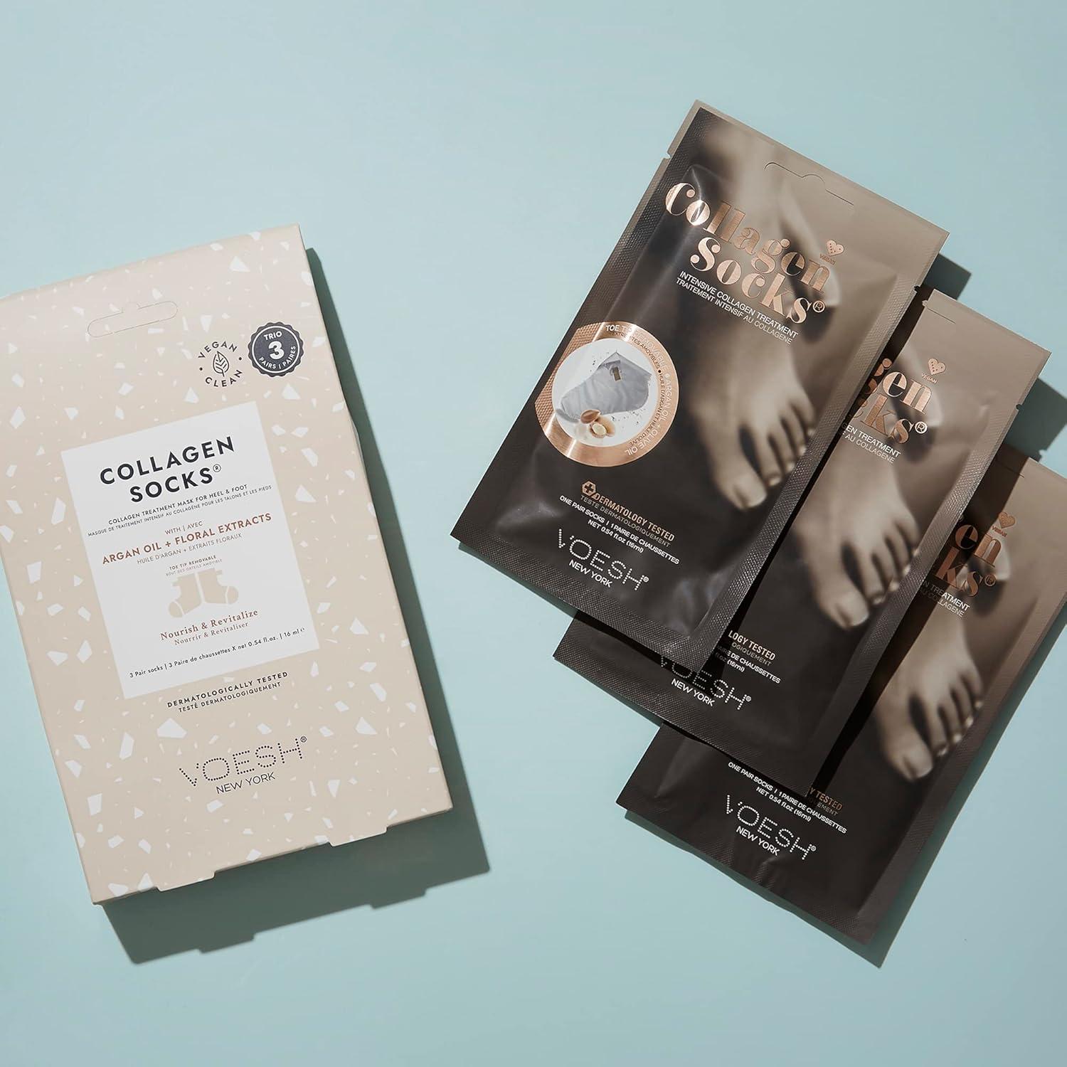 Calcetines Hidratantes VOESH con Colágeno Vegano - 3 Unidades