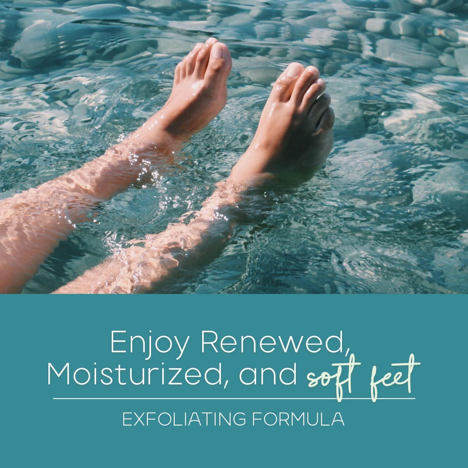 Mascarilla para Pies Skin Aesthetics - Sal Marina y Aloe - Hidratante y Exfoliante - 3 Pares