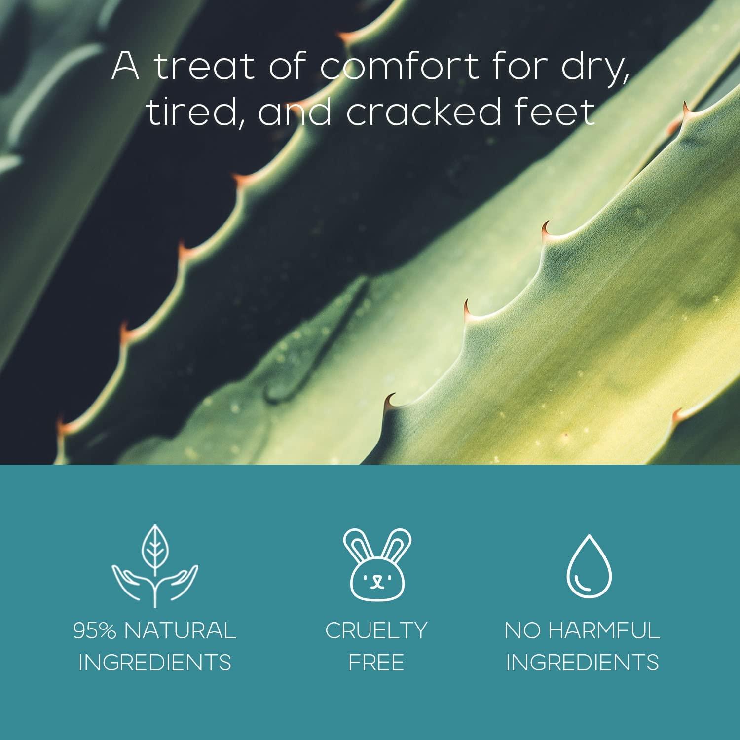 Mascarilla para Pies Skin Aesthetics - Sal Marina y Aloe - Hidratante y Exfoliante - 3 Pares