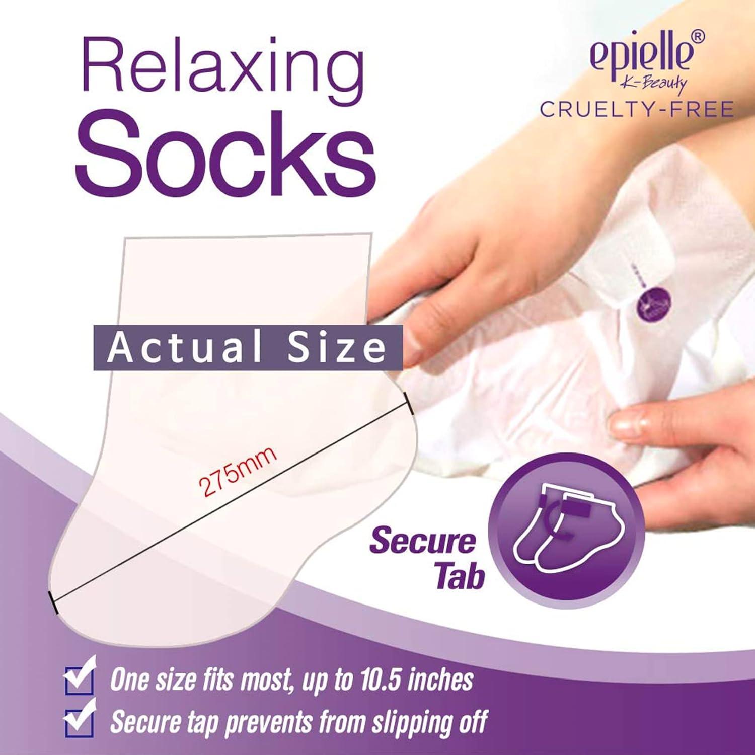 Mascarillas Relajantes para Pies Epielle 6 Pares Hidratantes