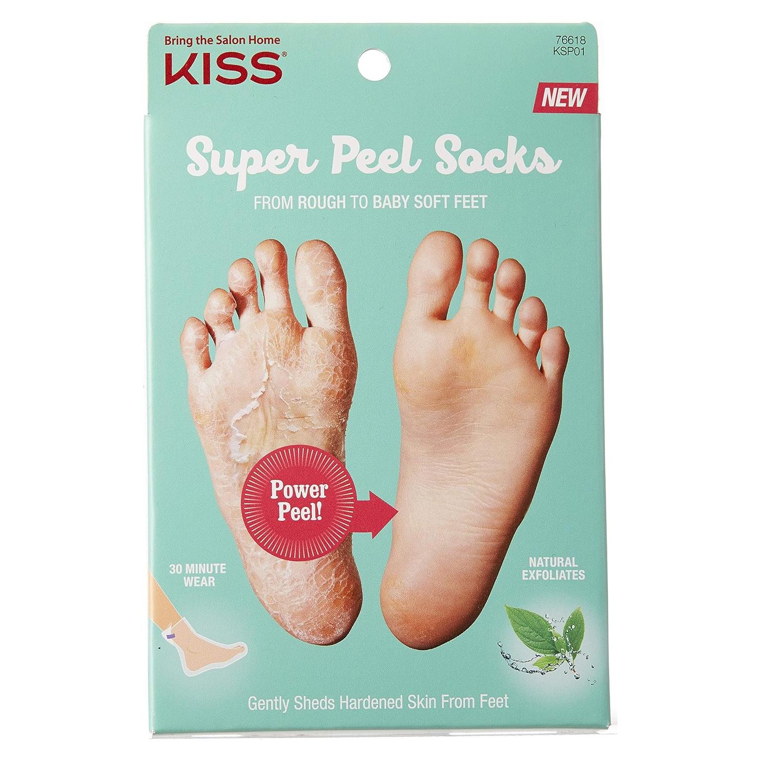 Calcetines Exfoliantes Super Peel KISS - Hidratación Profunda