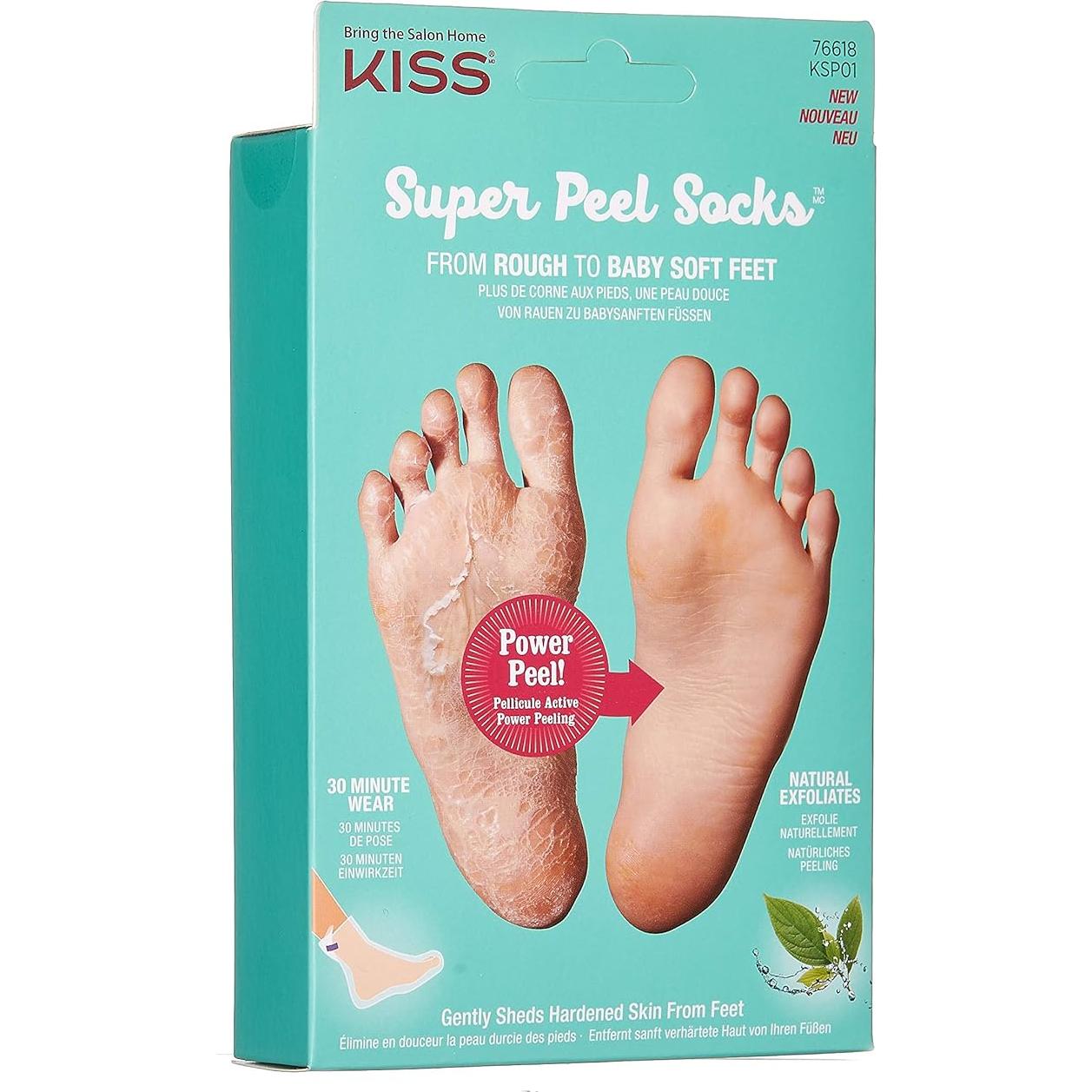 Calcetines Exfoliantes Super Peel KISS - Hidratación Profunda