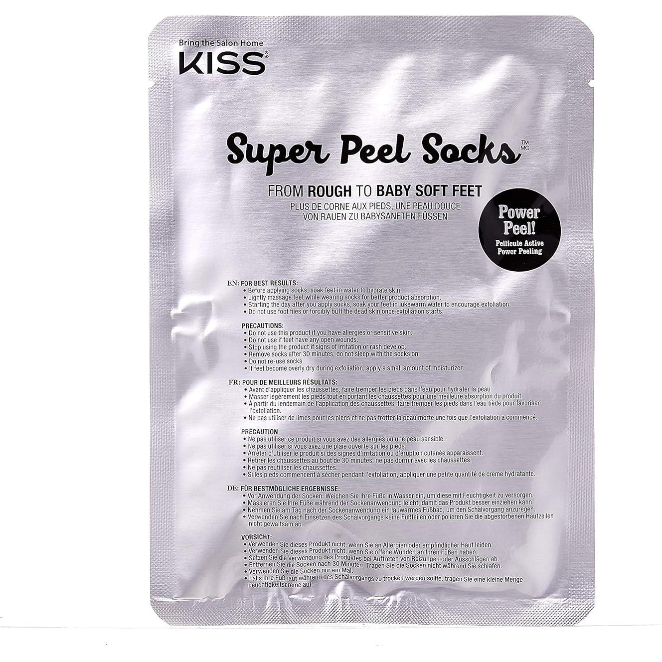 Calcetines Exfoliantes Super Peel KISS - Hidratación Profunda