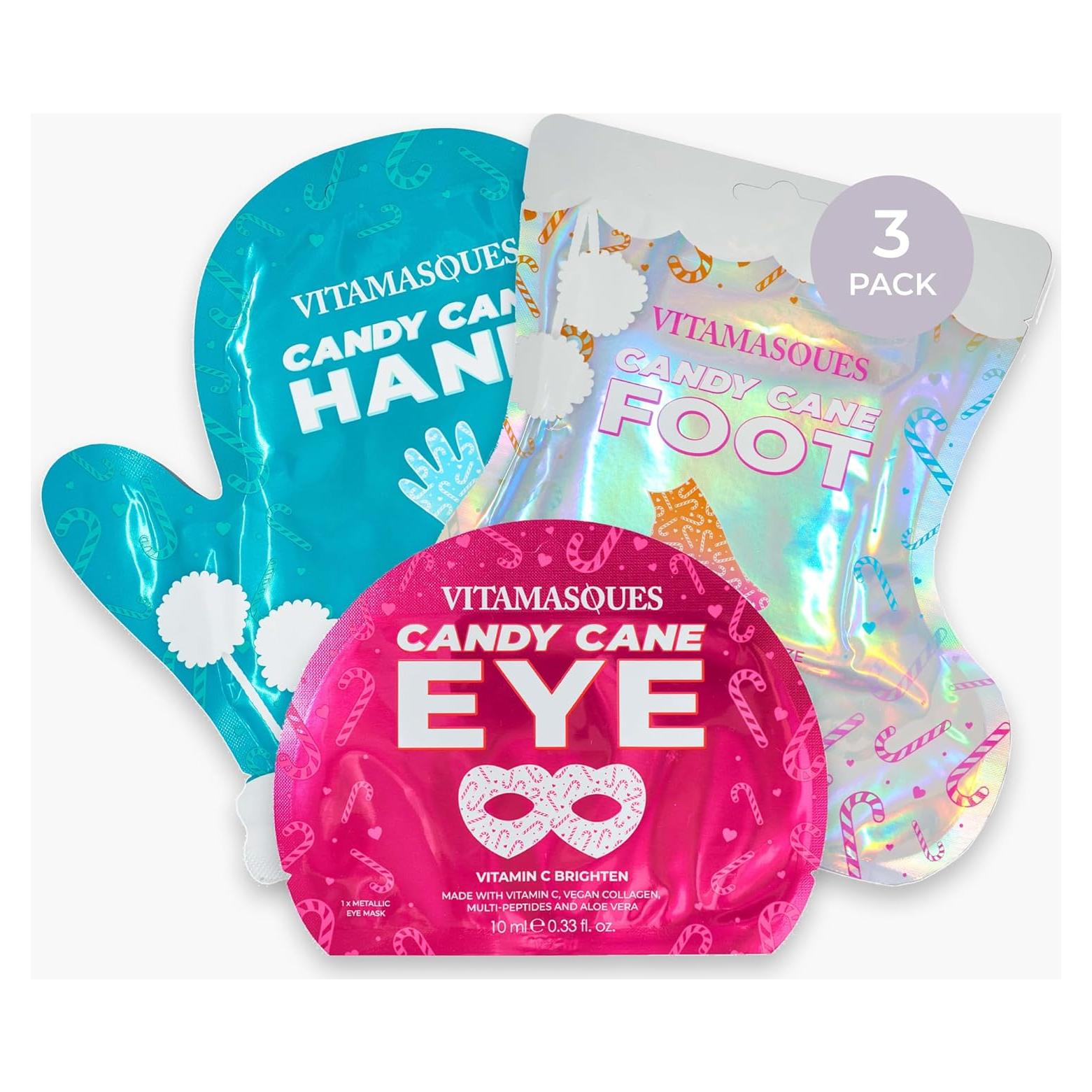 Set de 3 Máscaras Hidratantes Vitamasques Candy Cane