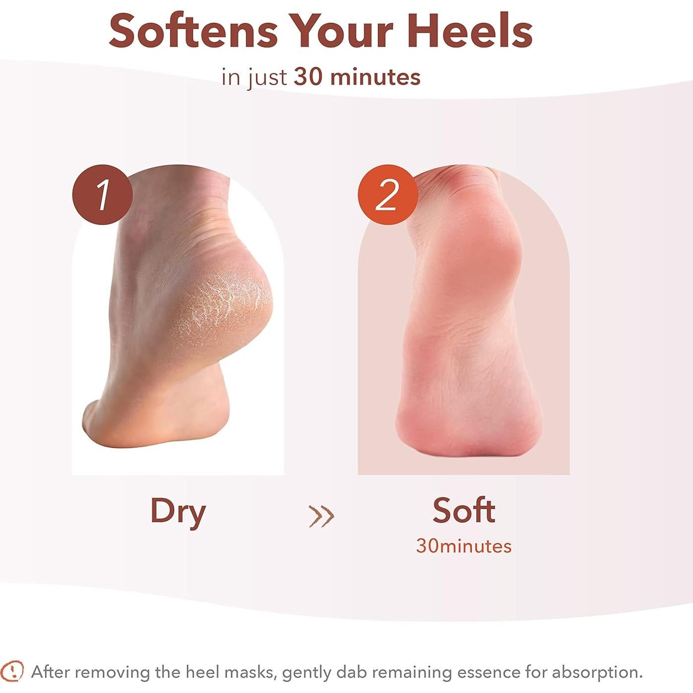 Mascarilla para Talones Purederm - Hidratación y Suavidad Instantánea