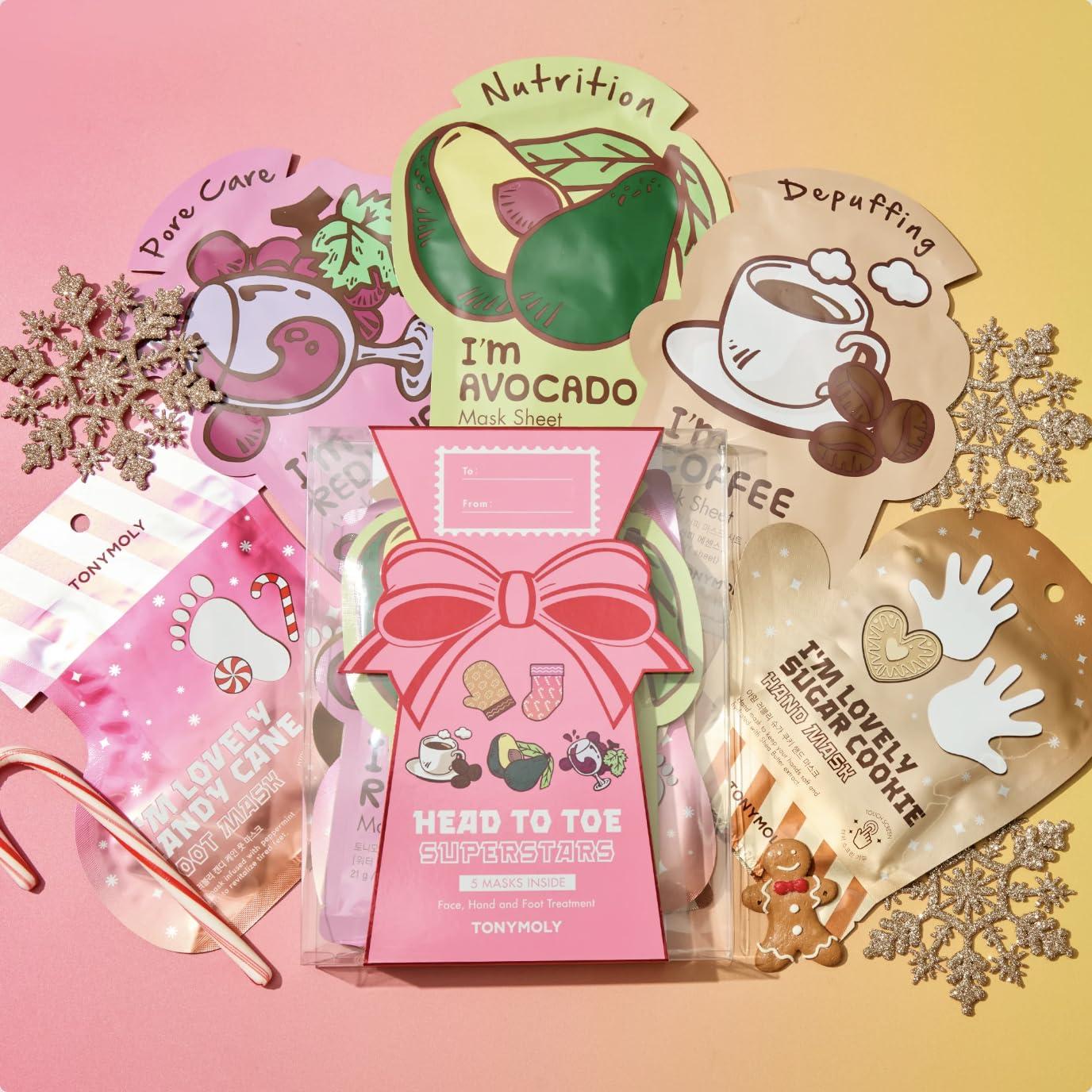 Conjunto de Mascarillas TONYMOLY Head to Toe 5 Unidades