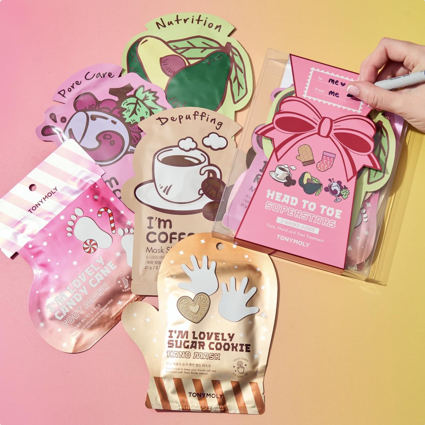 Conjunto de Mascarillas TONYMOLY Head to Toe 5 Unidades