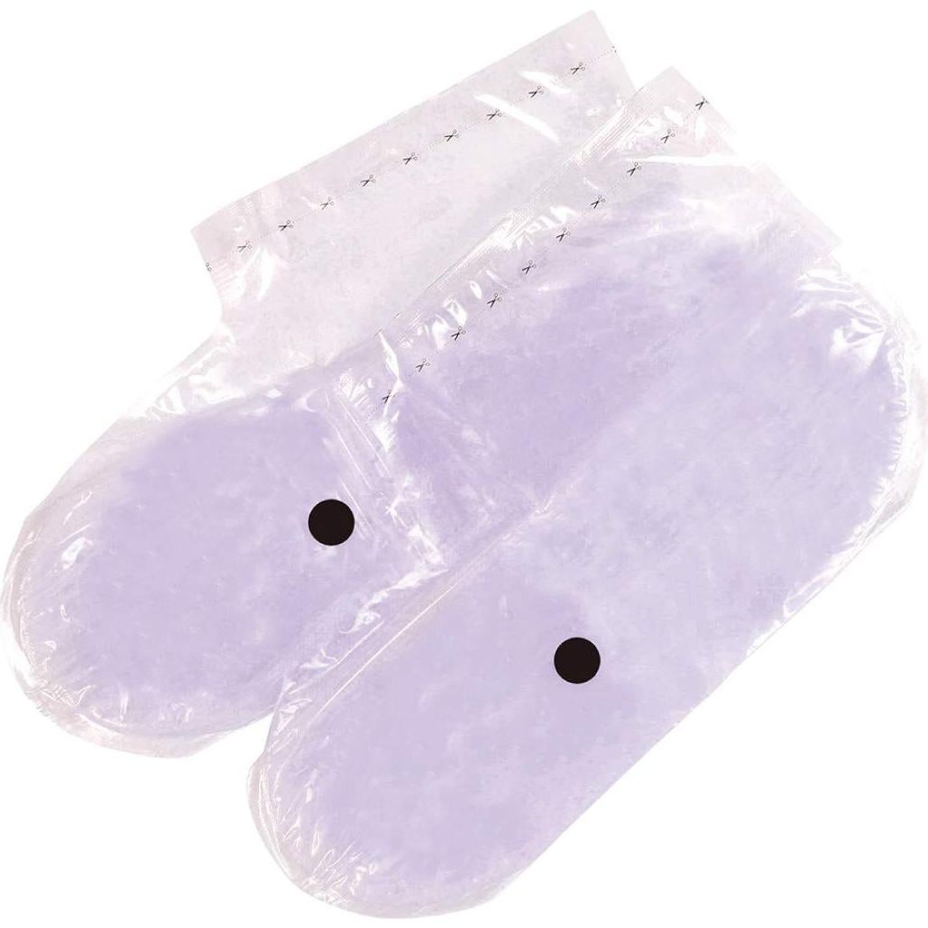 Botines de Tratamiento para Pies con Parafina Lavanda - 1 Par