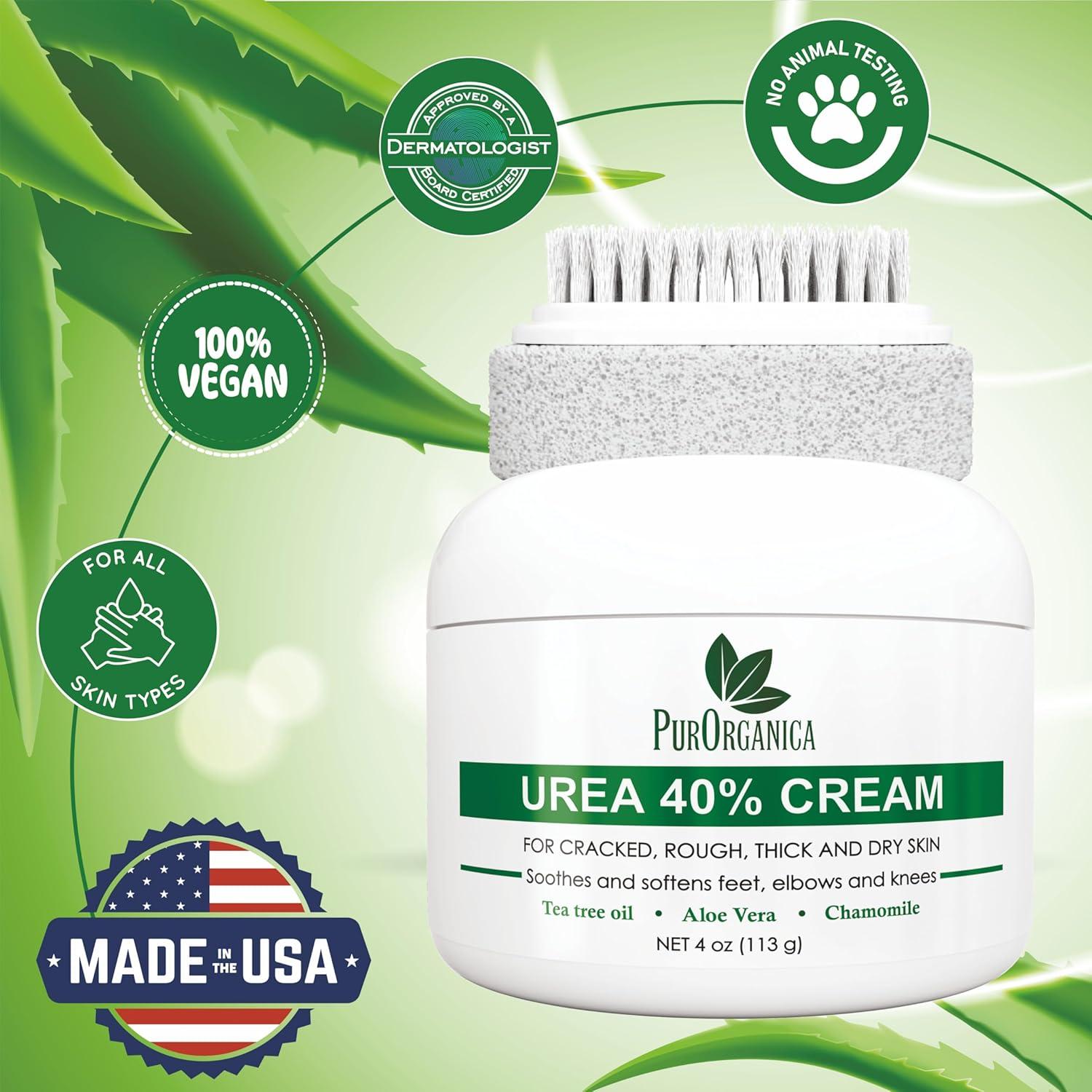 Crema para Pies 40% Urea PurSources - Hidratante y Removedor de Callos