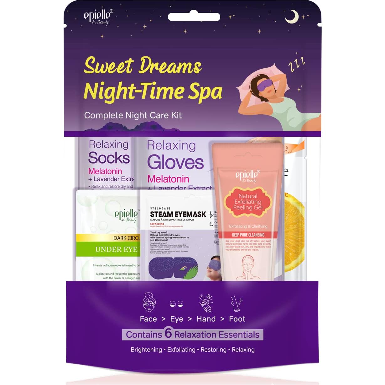 Kit de Spa Nocturno Epielle - 6 Esenciales para Piel Radiante