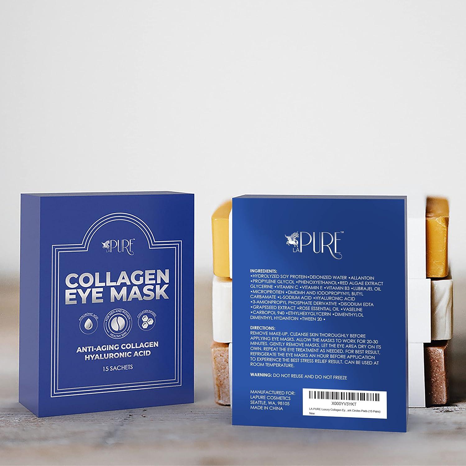 Parche para Ojos Hidratante LA PURE Colágeno 15 unidades