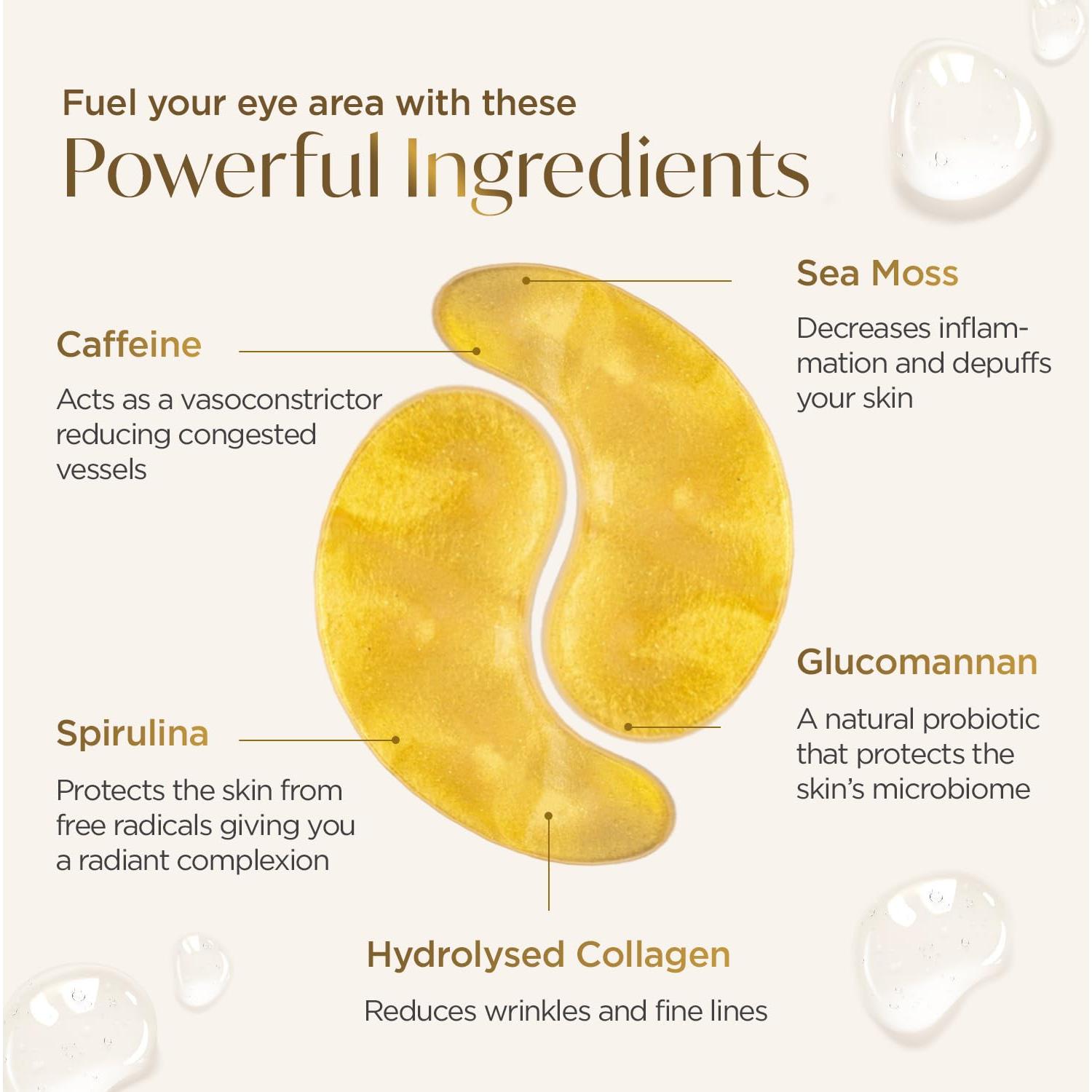 Mascarilla Exfoliante para Pies Plantifique + Parches Ojos 20 pares