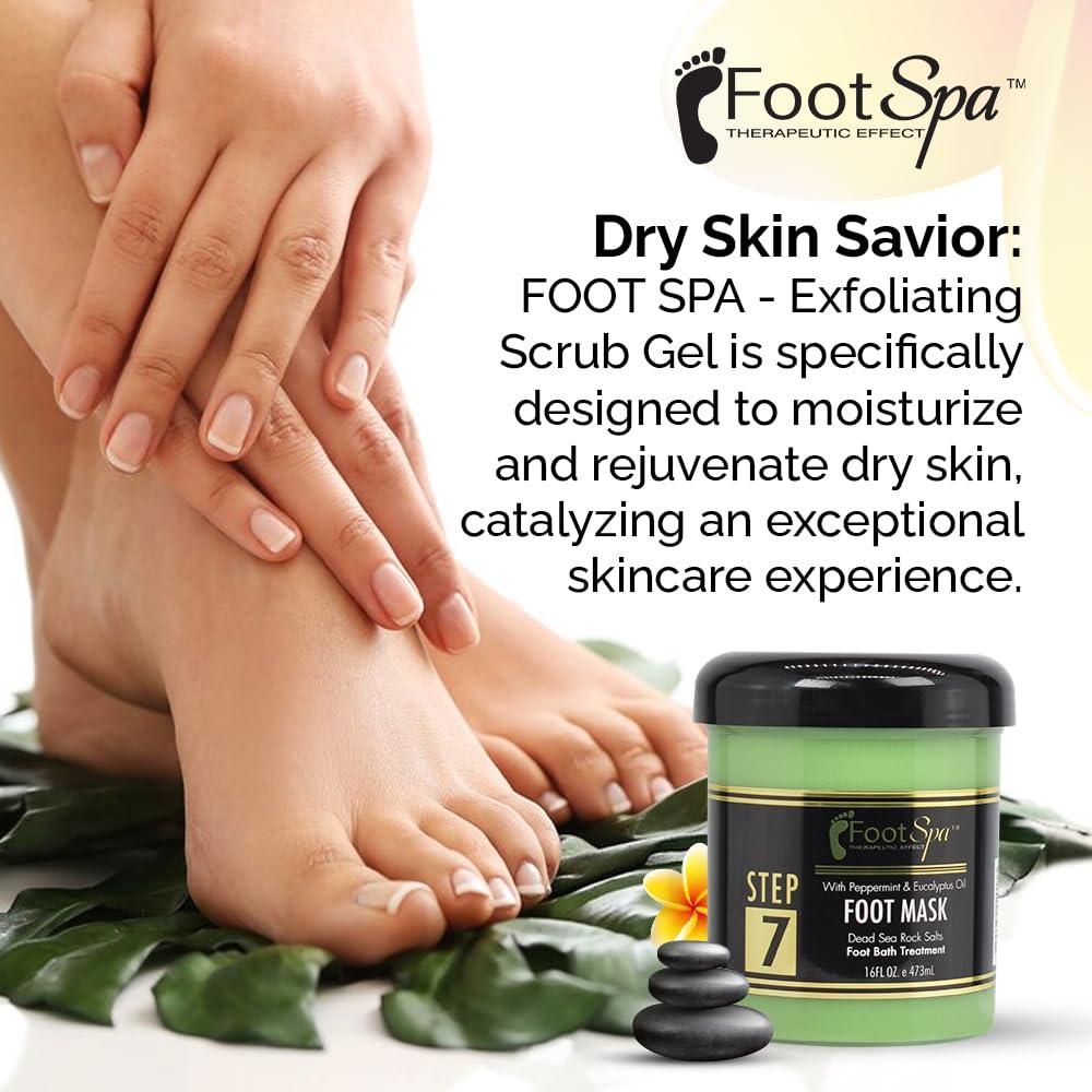 Mascarilla para Pies Chemco 453 g con Aceite de Menta y Eucalipto