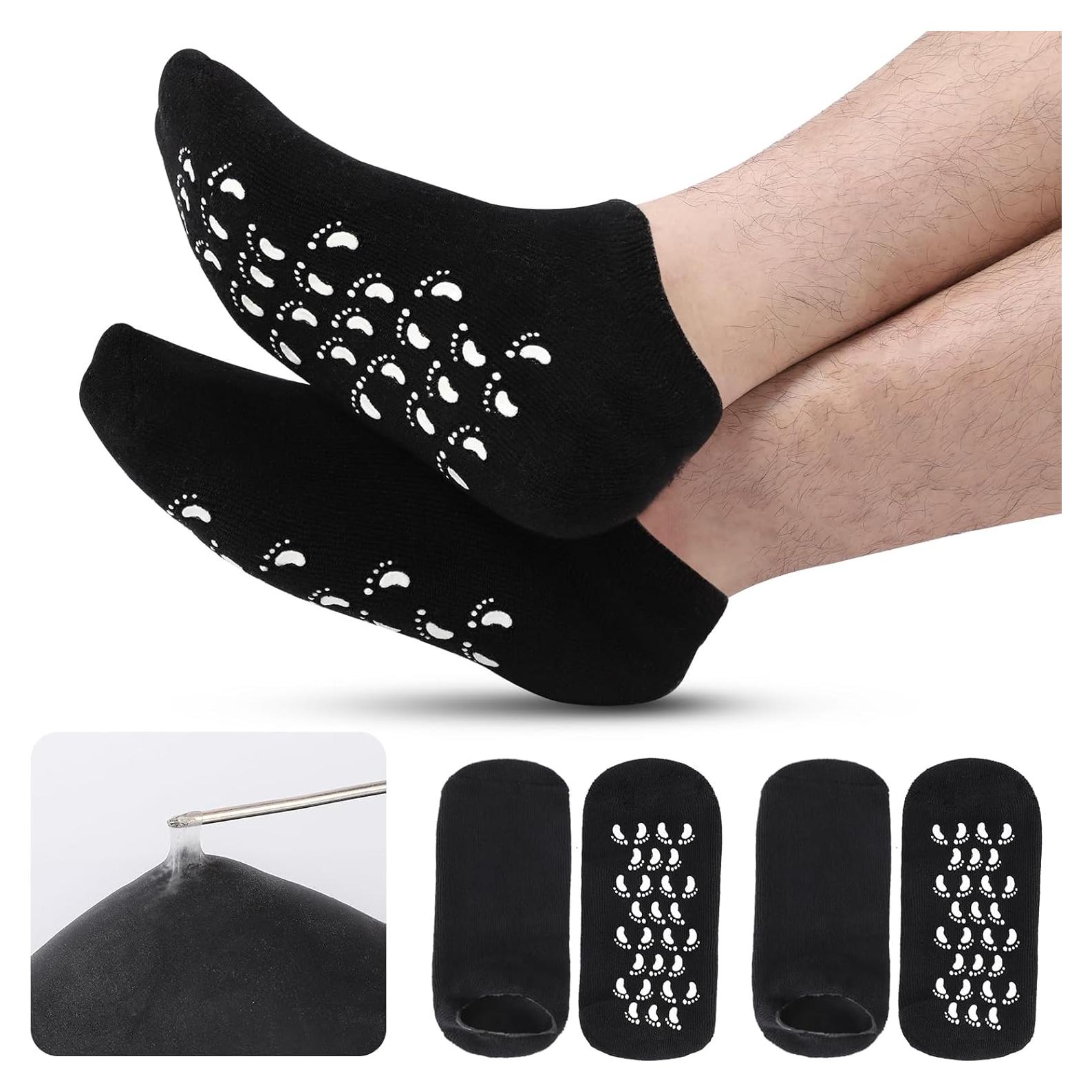 Calcetines Hidratantes de Silicona ALUROICE - 2 Pares L