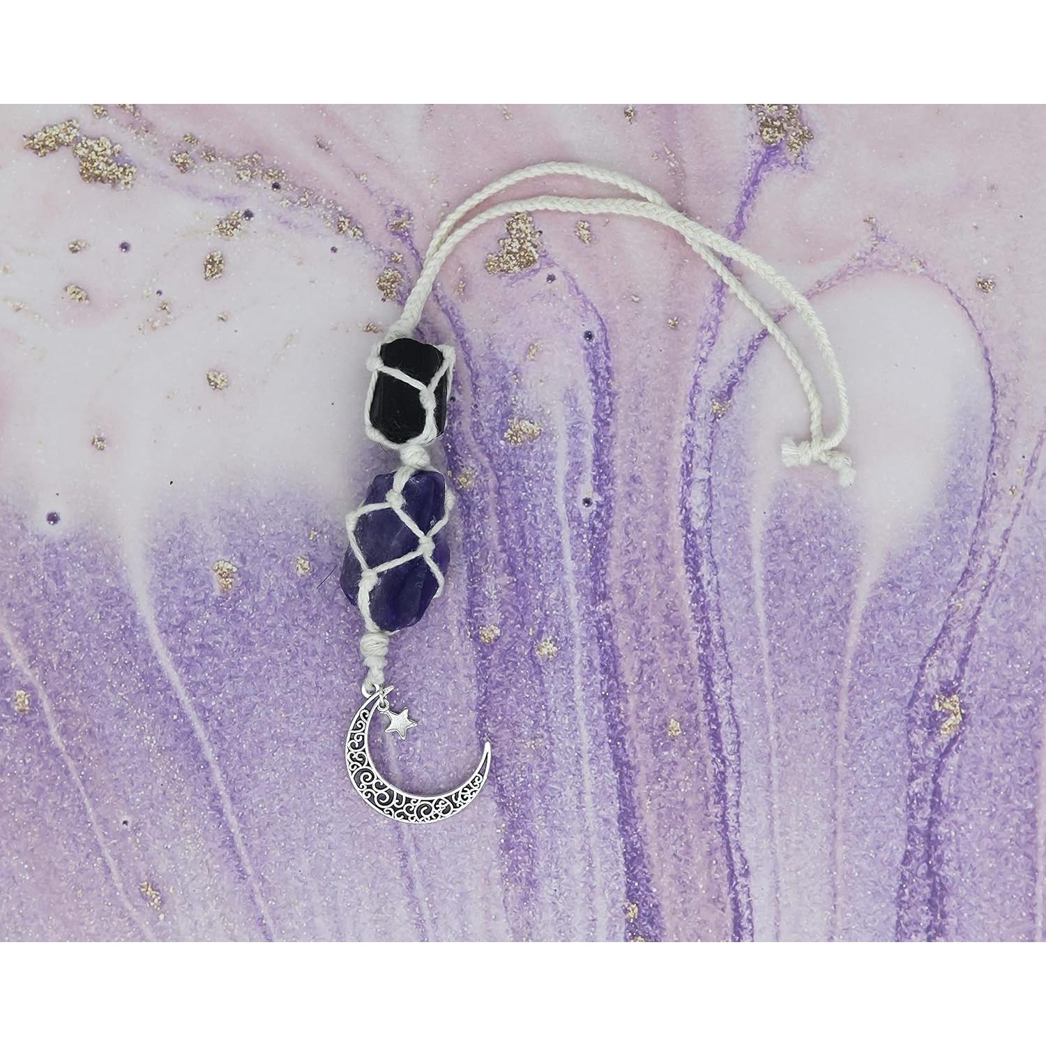 Colgante para Auto BOHO GARDEN - Turmalina y Amatista