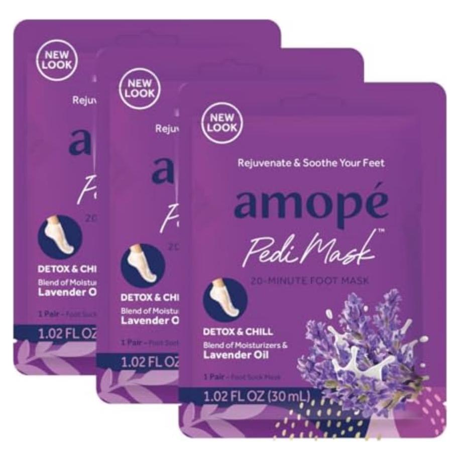 Mascarilla para Pies Amopé PediMask 20 Minutos Hidratante