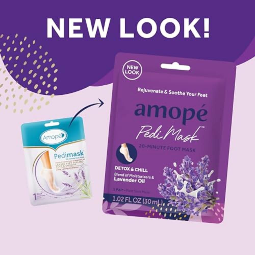 Mascarilla para Pies Amopé PediMask 20 Minutos Hidratante