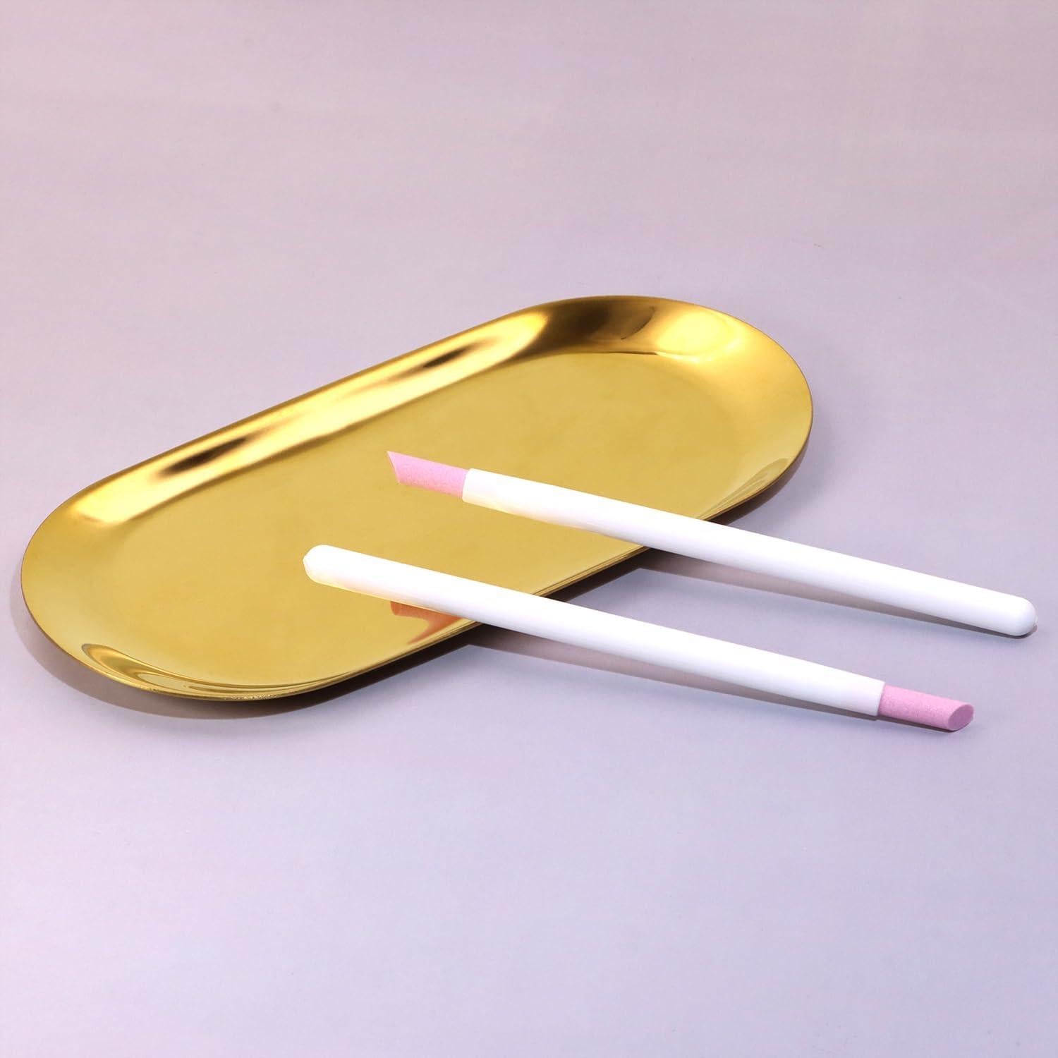 Empujadores de Cutículas de Uñas ONLYKXY 10 Piezas Piedra Pómez