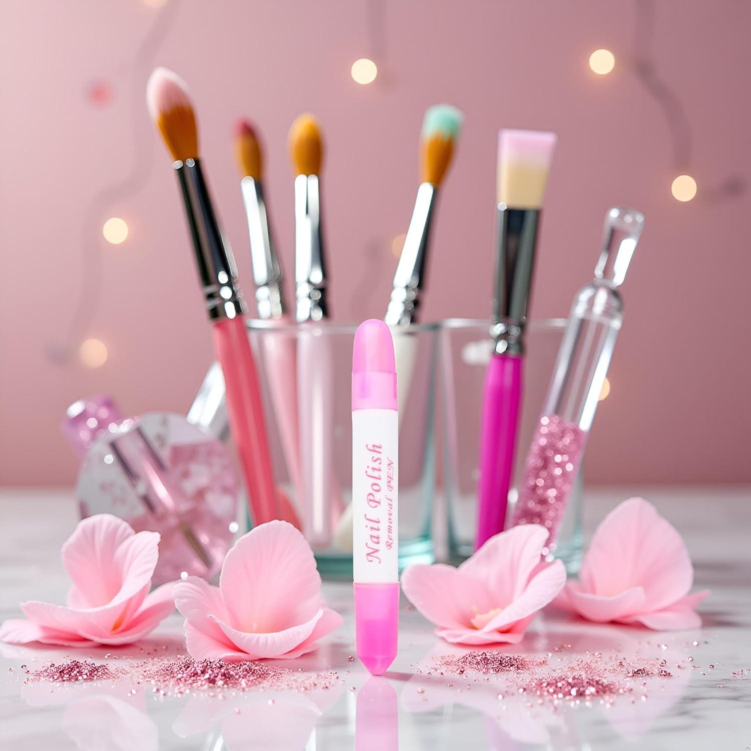 Bolígrafo Corrector de Uñas Jowxsx 6g Rosa para Manicura