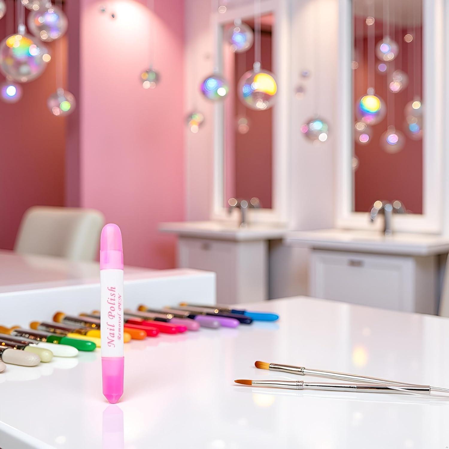 Bolígrafo Corrector de Uñas Jowxsx 6g Rosa para Manicura