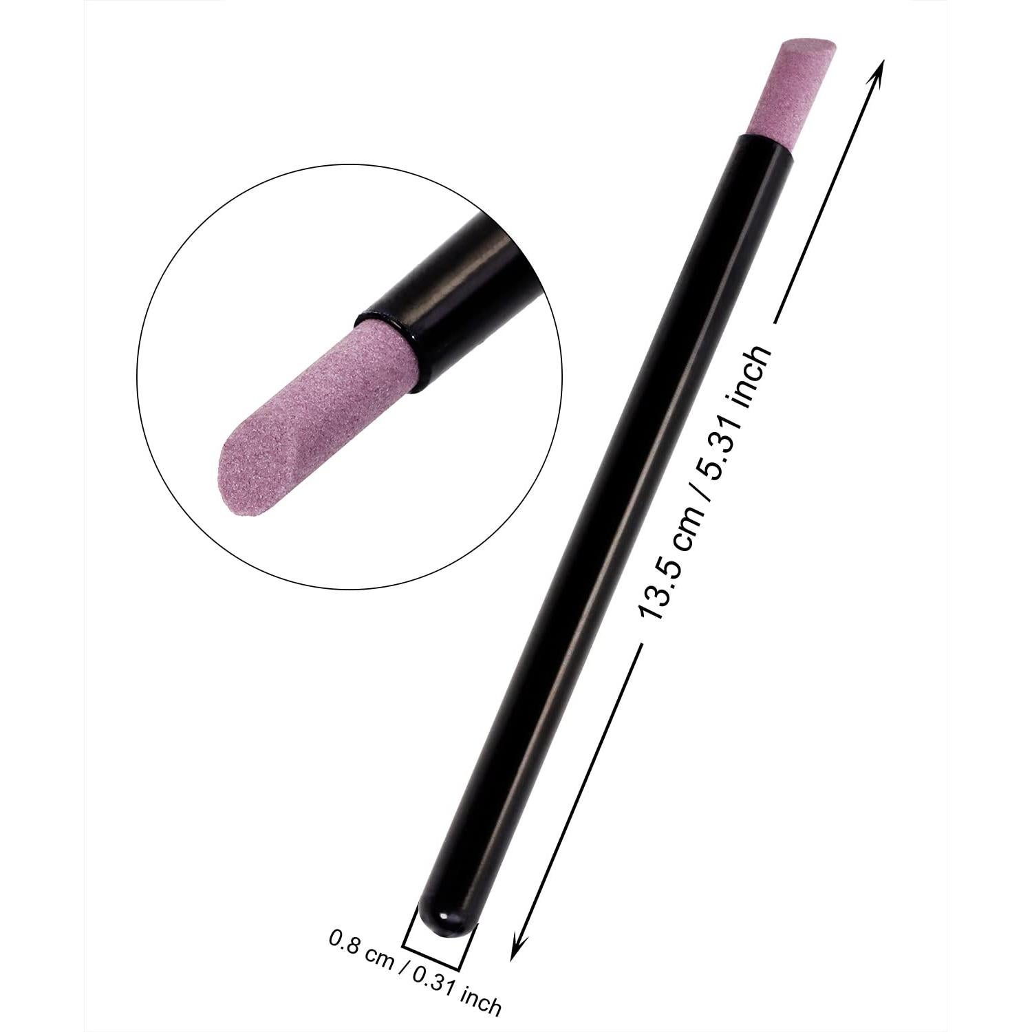 Empujadores de Cutículas de Uñas ONLYKXY 10 Piezas Piedra Pómez