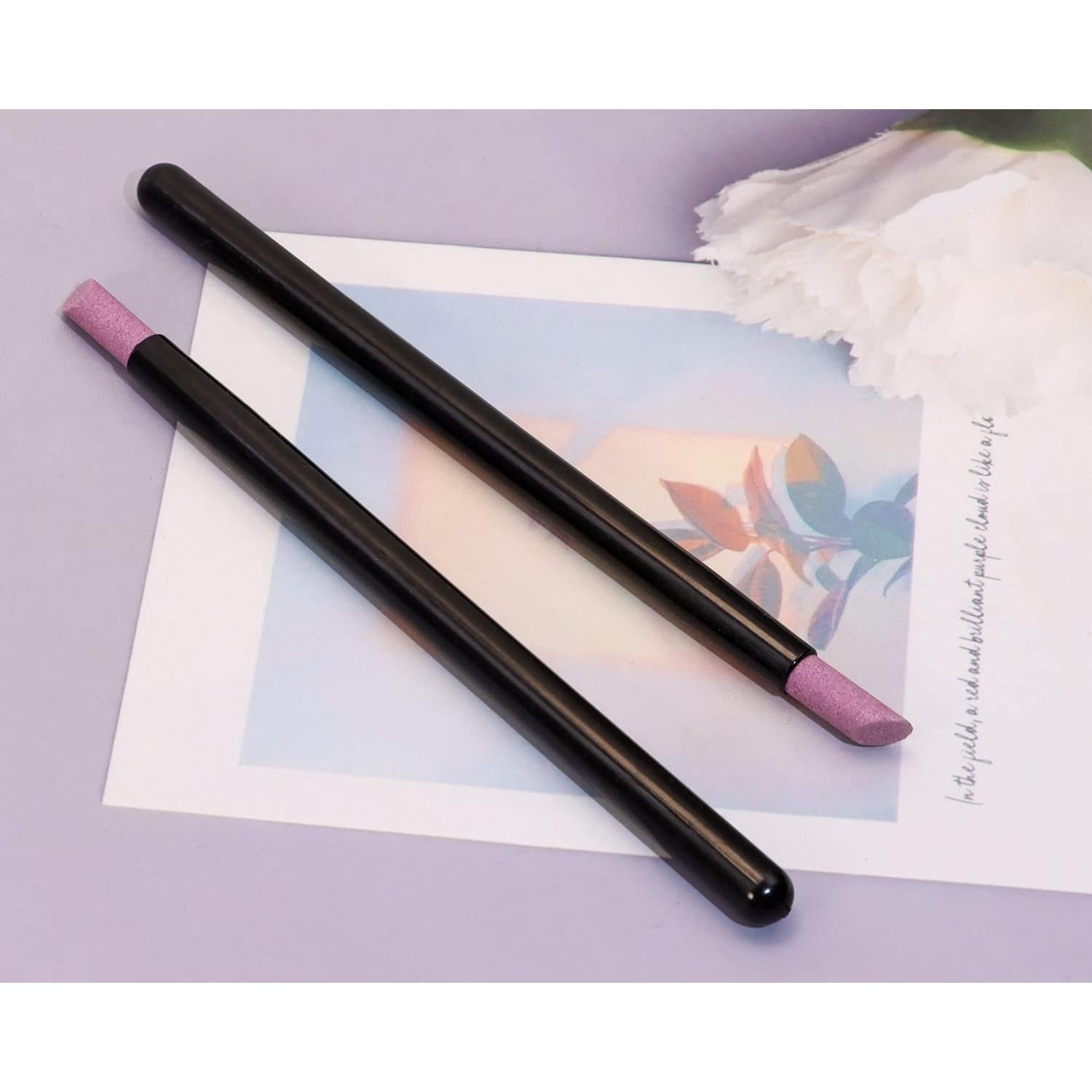 Empujadores de Cutículas de Uñas ONLYKXY 10 Piezas Piedra Pómez