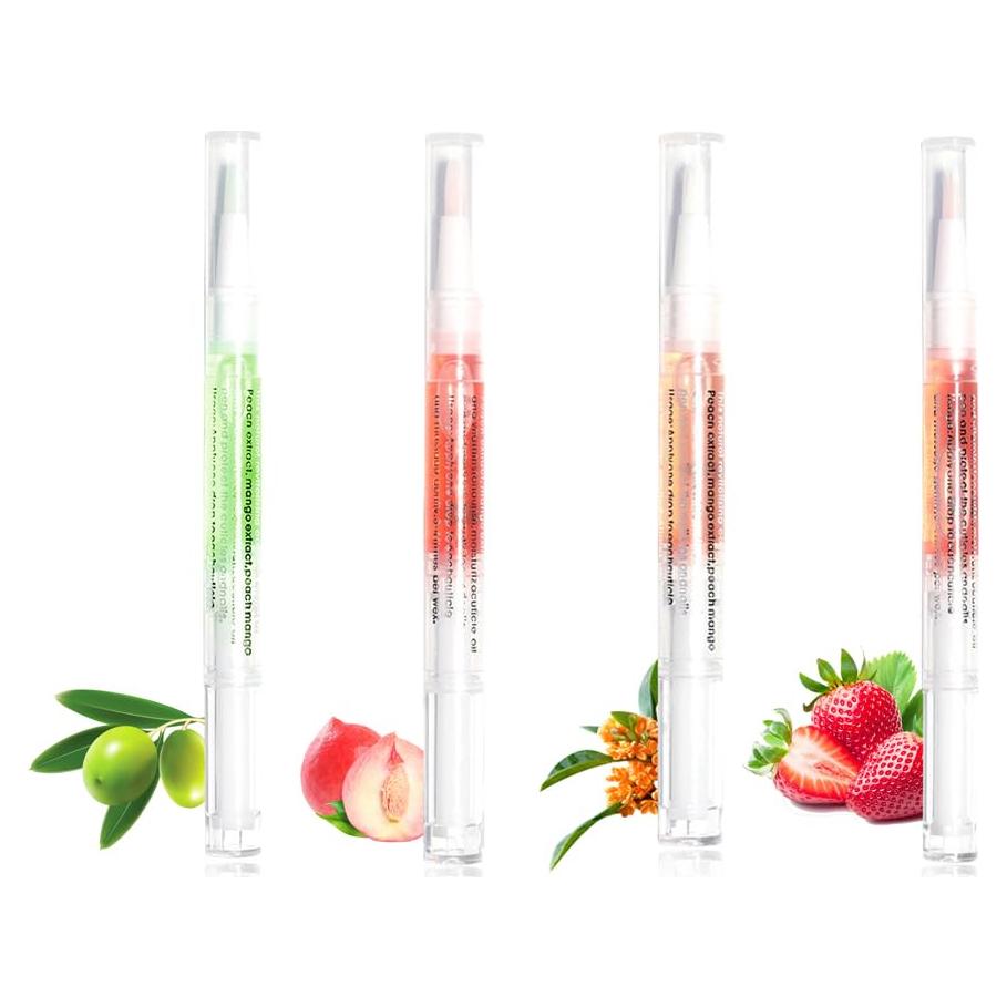 4pcs Aceite para Cutículas SULLMAR Nutricional Hidratante