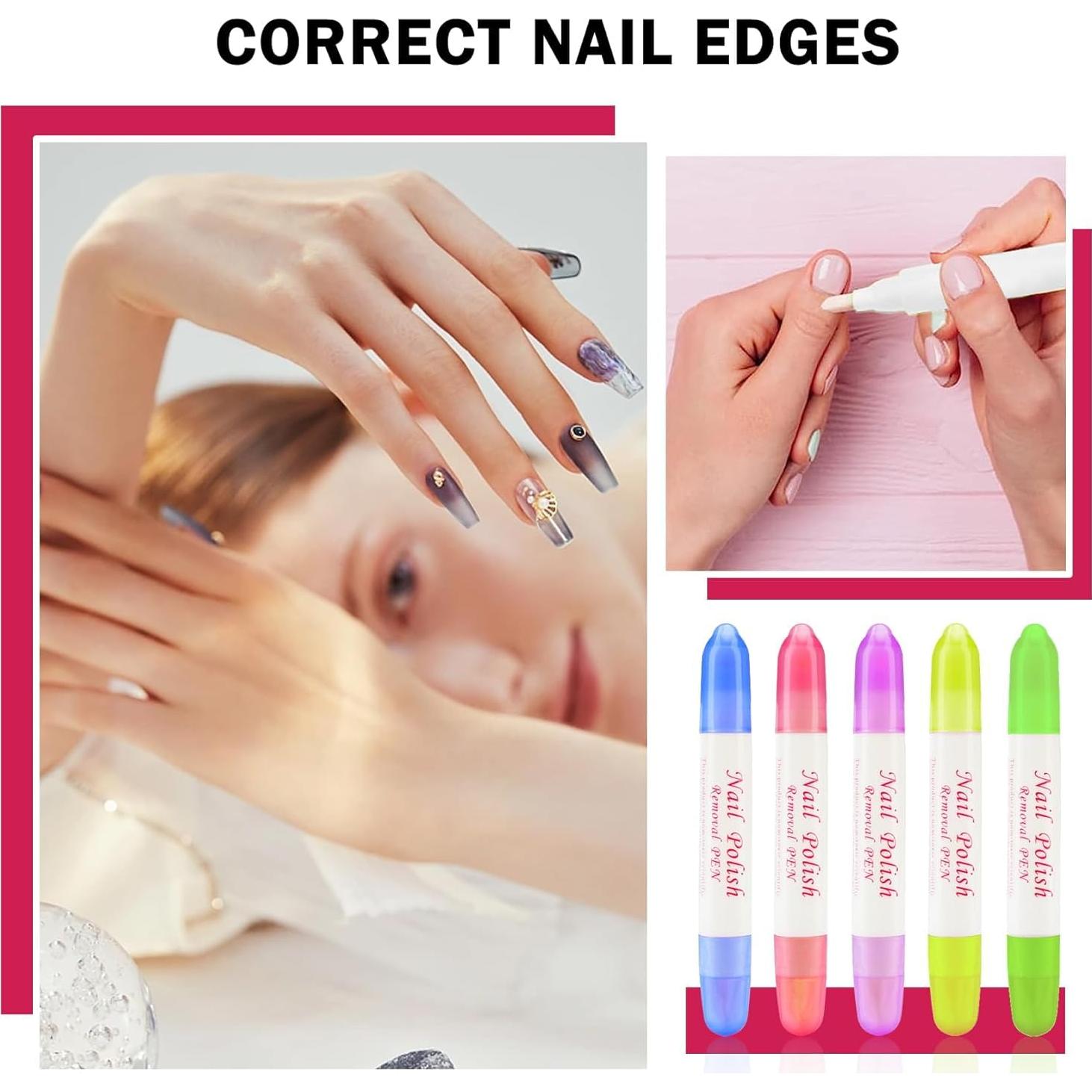 Bolígrafo Corrector de Esmalte de Uñas Rosa Calsgkspray 6g