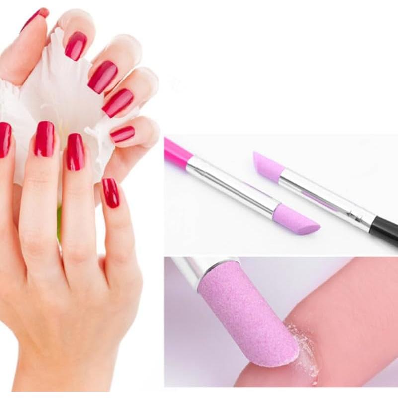 Empujador de Cutículas y Lijadora de Uñas VINTORKY 6 Piezas