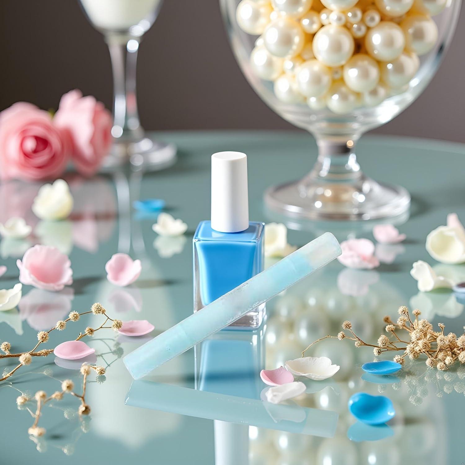 Lápiz Corrector de Esmalte de Uñas Rosojodg Azul Recargable