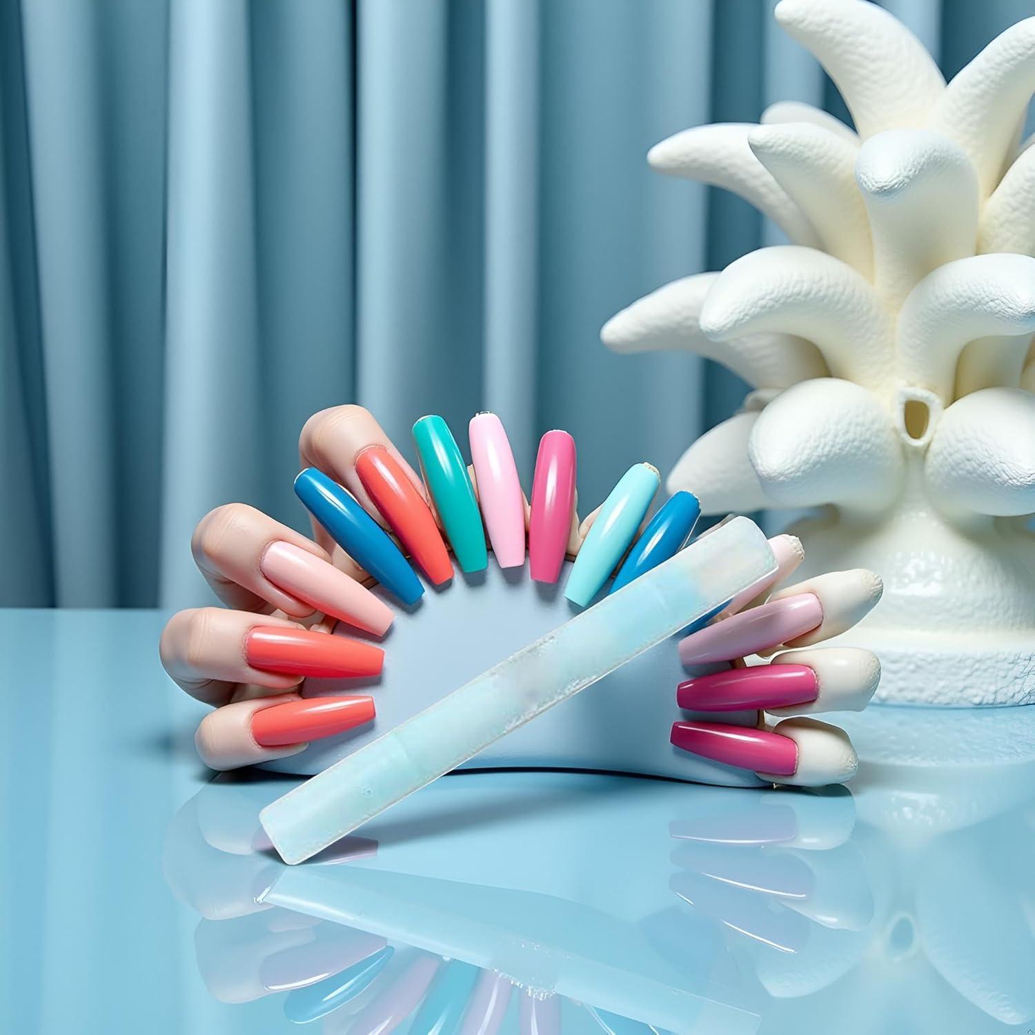 Lápiz Corrector de Esmalte de Uñas Rosojodg Azul Recargable