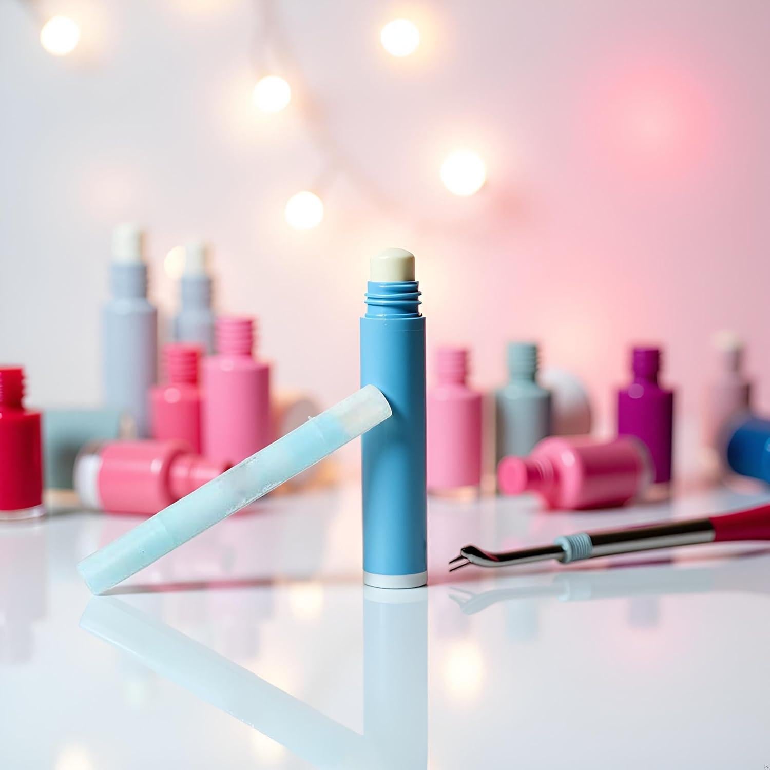 Lápiz Corrector de Esmalte de Uñas Rosojodg Azul Recargable