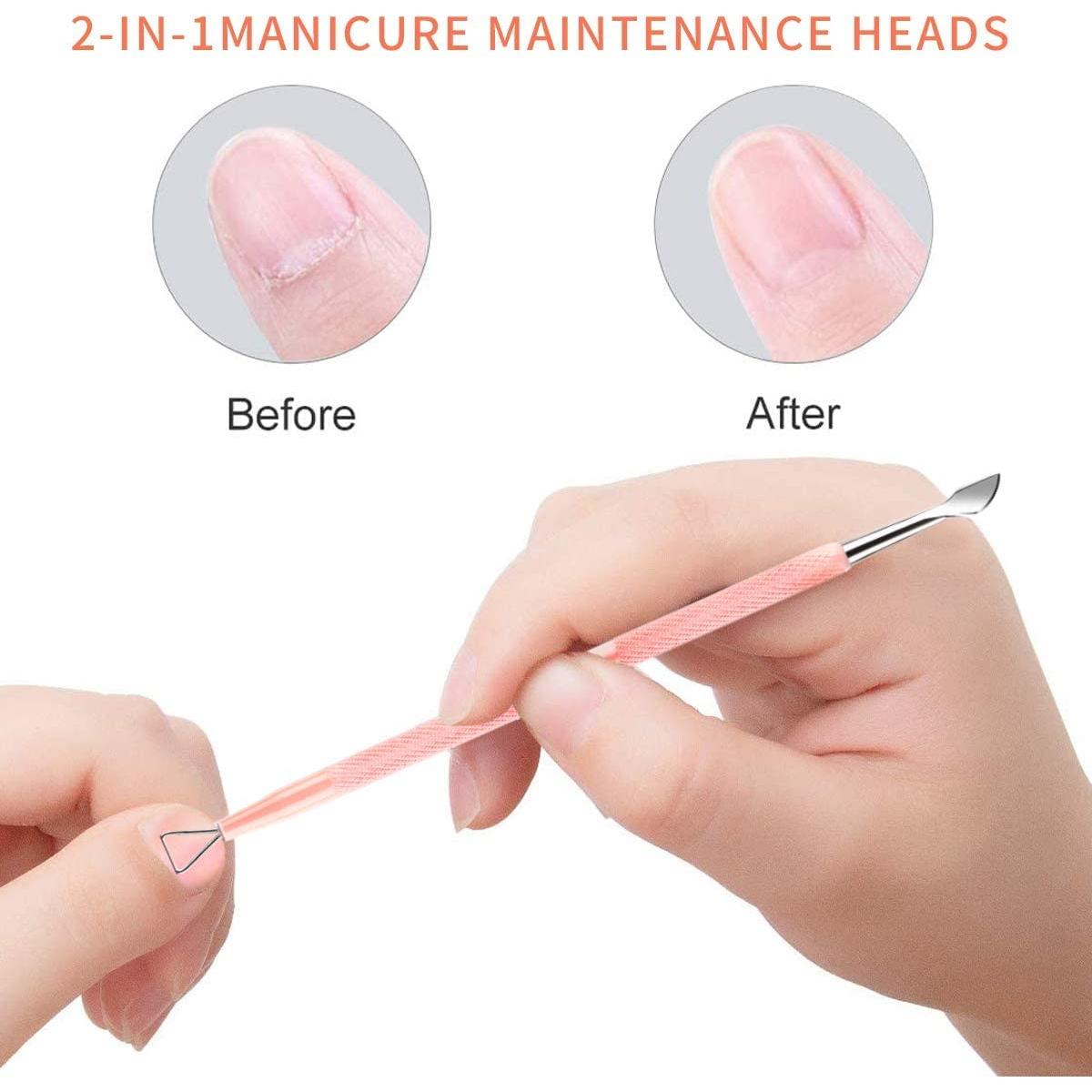 Removedor de Uñas de Gel HaimiLiya Acero Inoxidable 13.49cm