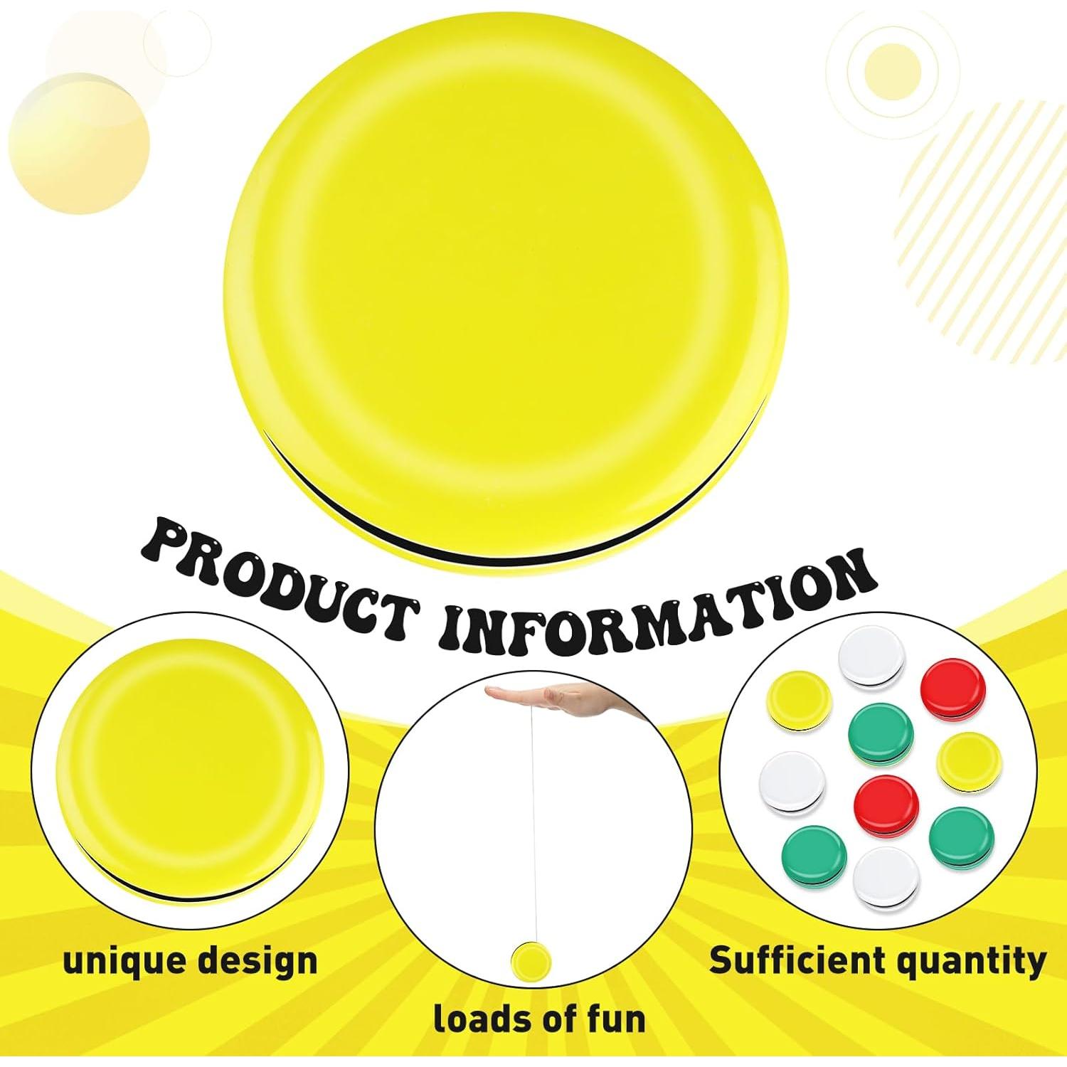 Yoyos de Metal Lenwen 50 Pcs Multicolor para Niños