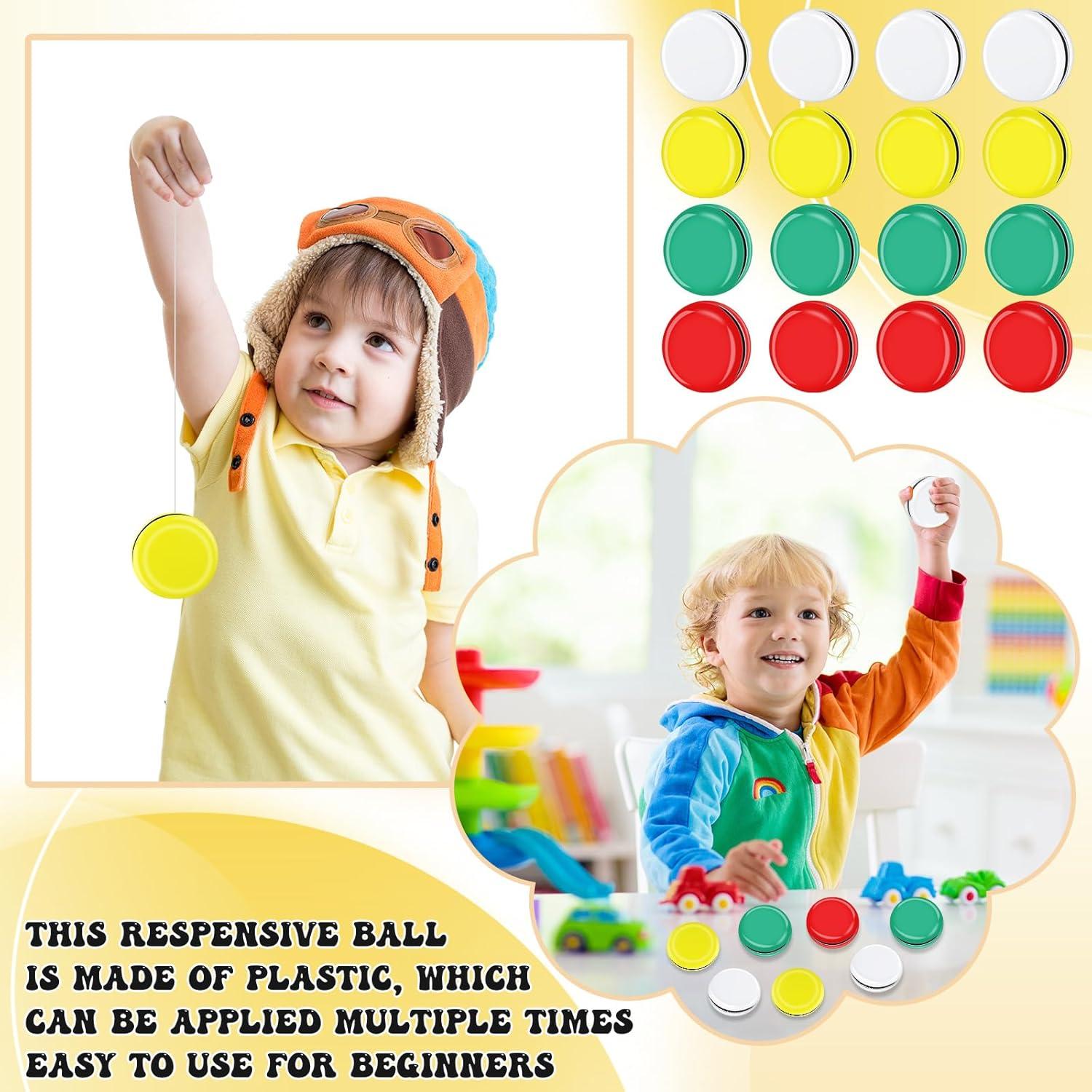 Yoyos de Metal Lenwen 50 Pcs Multicolor para Niños