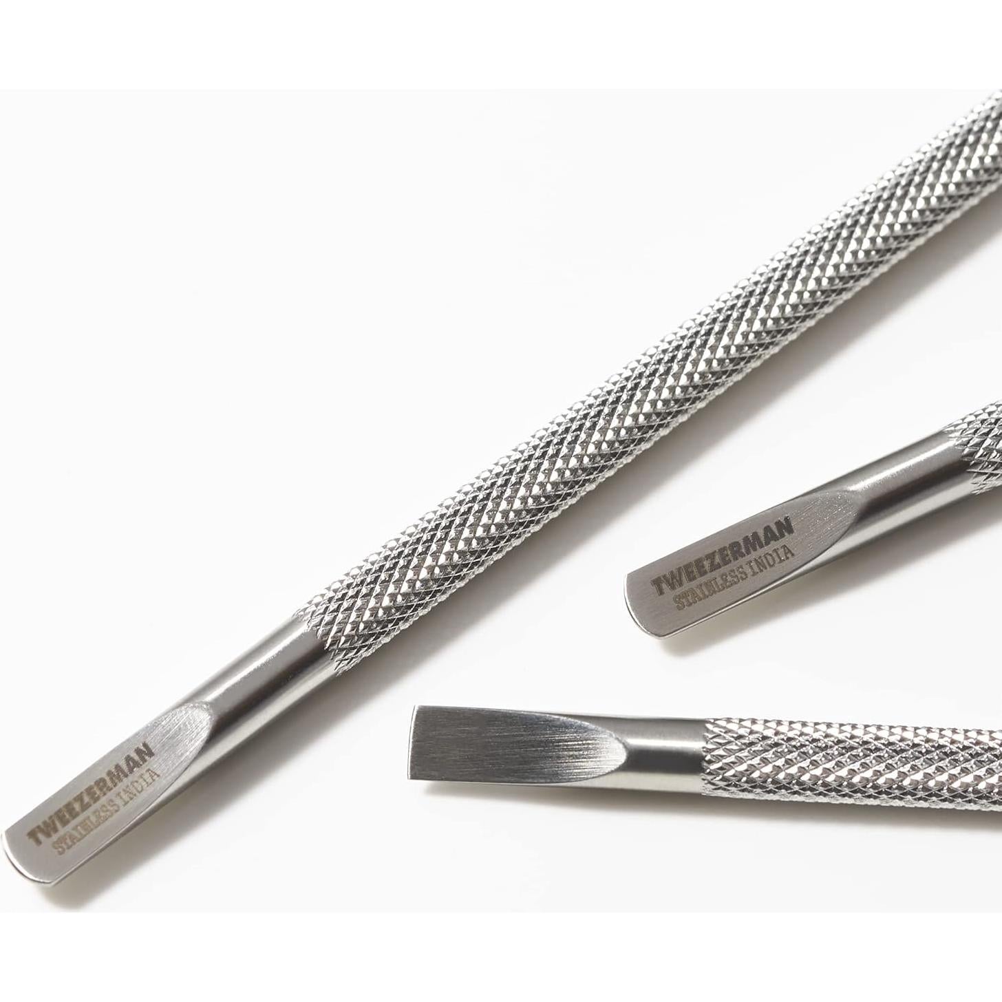 Empujador de Cutículas y Limpiador de Uñas Tweezerman Acero Inoxidable