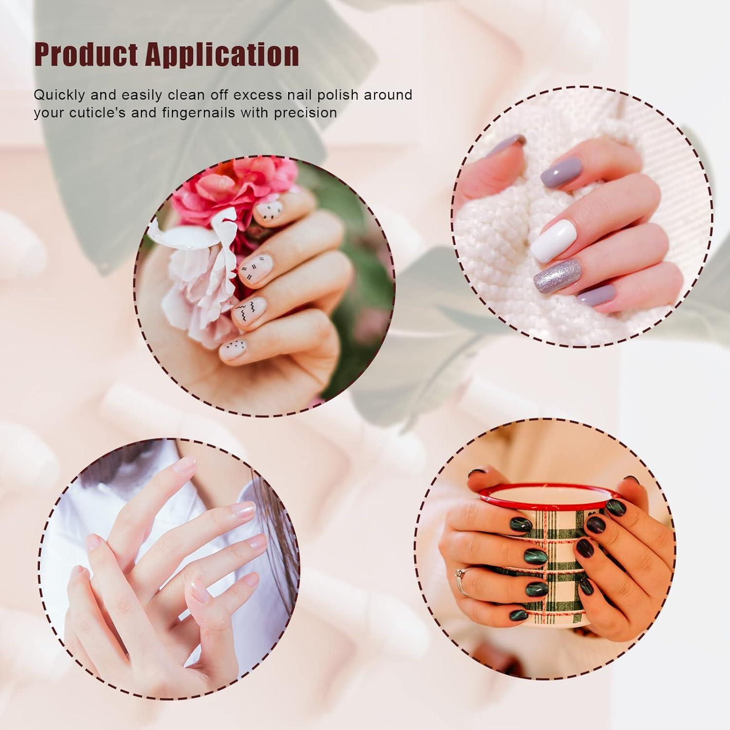 Set de 3 Pinceles de Limpieza de Uñas AIEX - Silicona y Acero