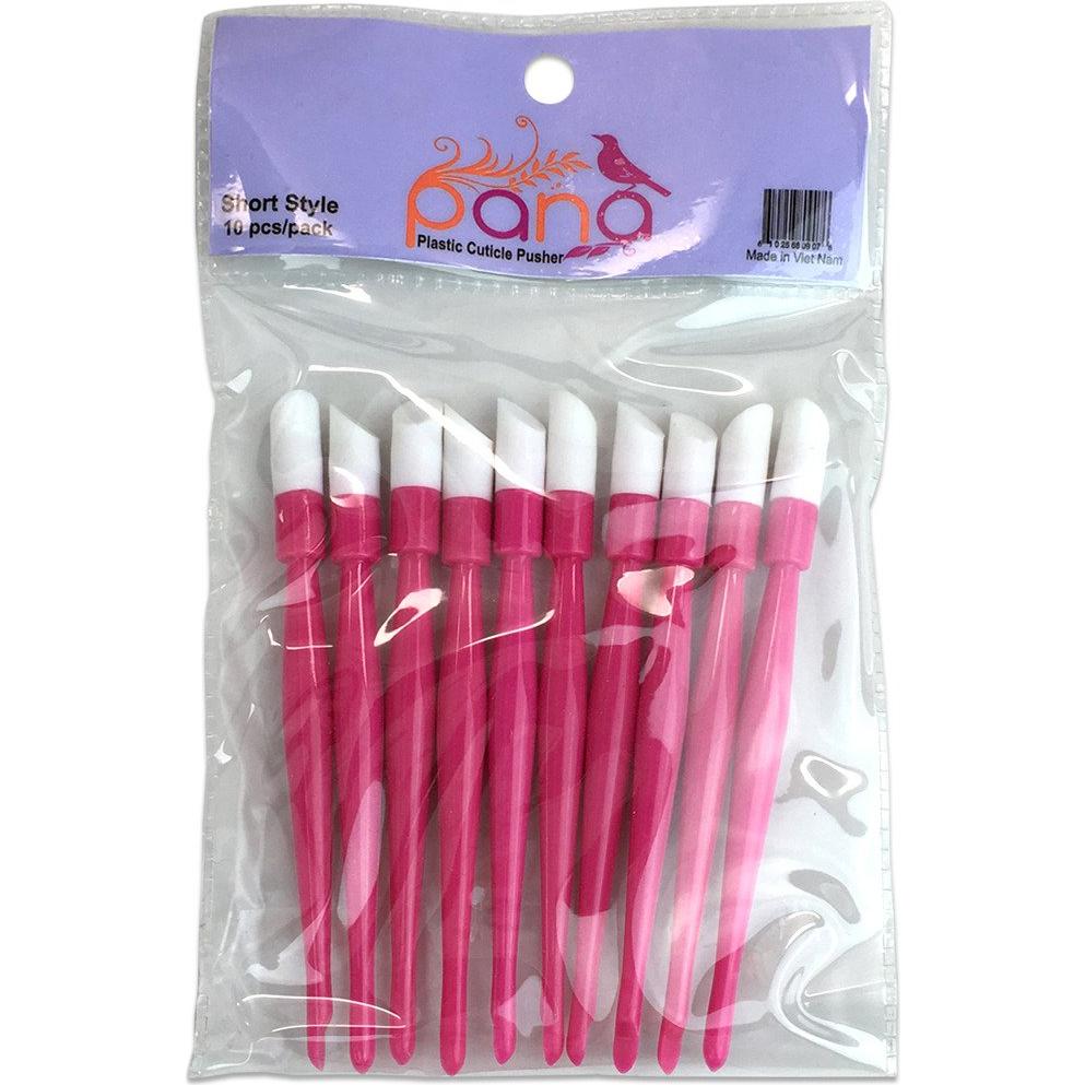Removedor de Cutículas Pana USA - 10 Piezas con Punta de Goma