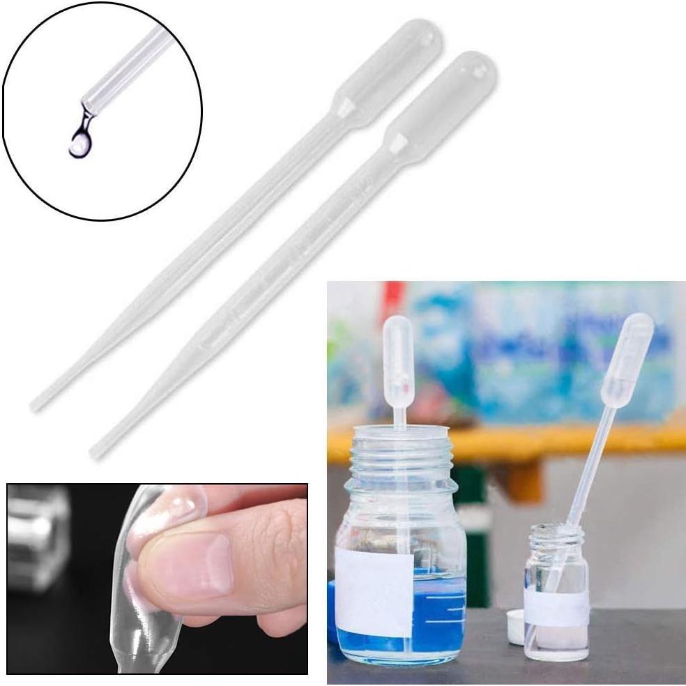 20 Bolígrafos de Aceite Transparentes para Uñas y Pestañas